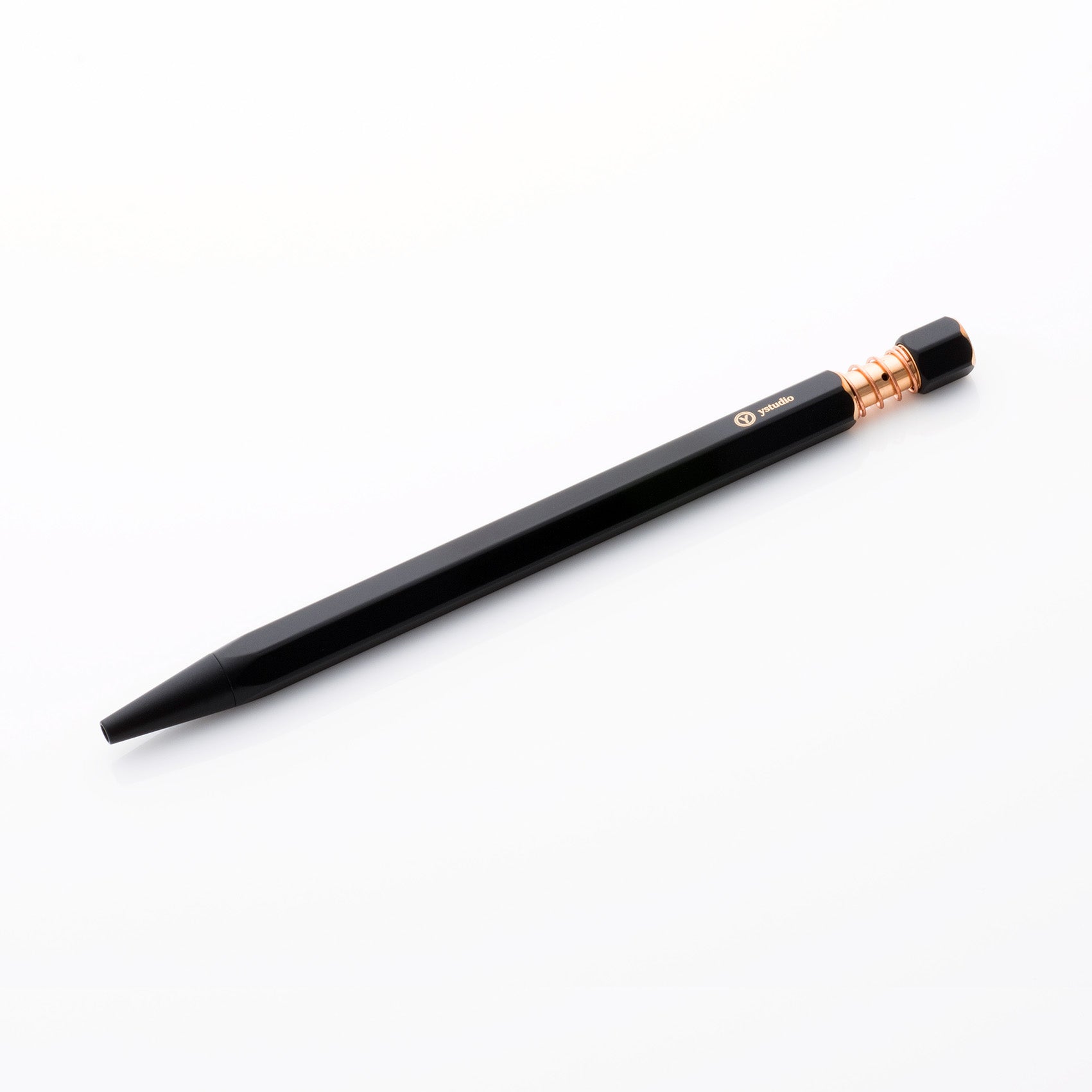 YSTUDIO Classic Revolve Ballpoint Pen - Spring Black | Premium Metal Pen for Writing, Note Taking & Gift Giving | Office, School & Business Use