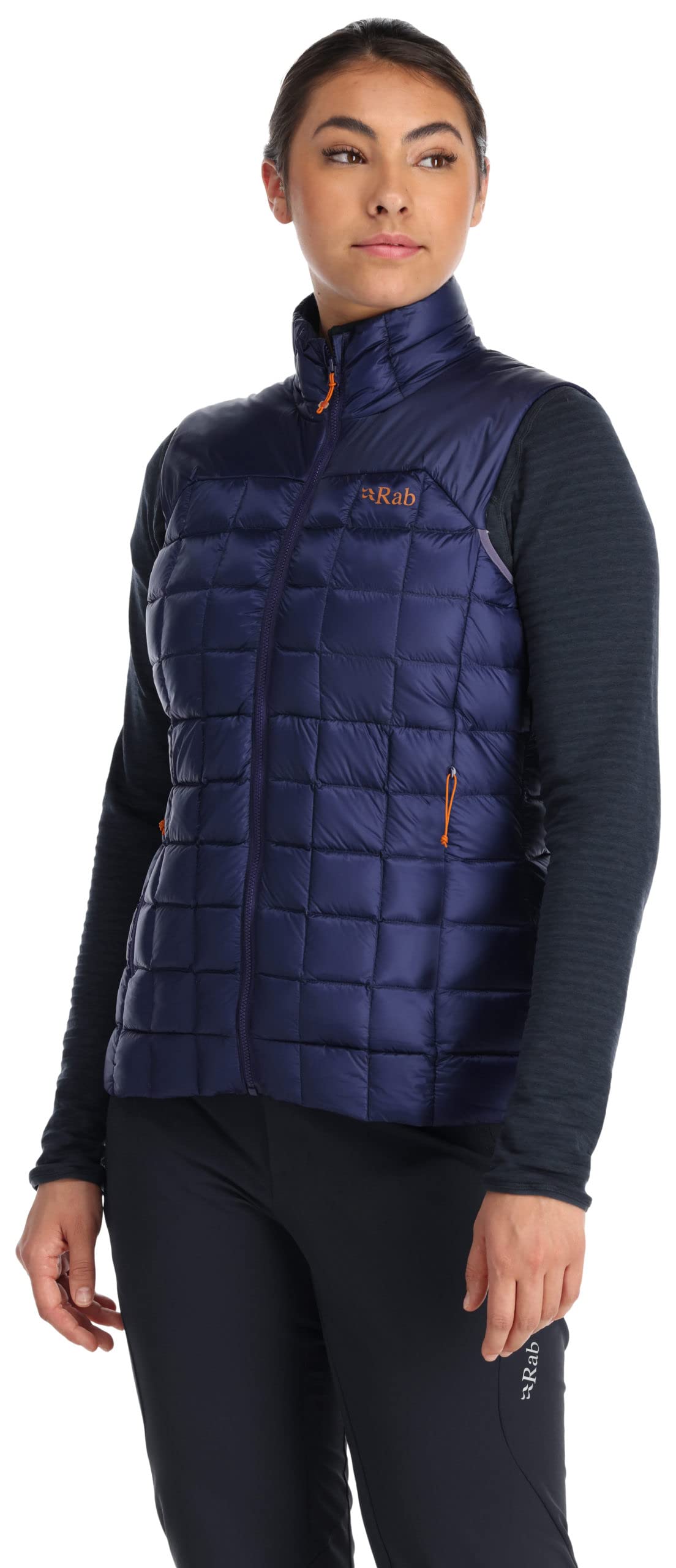Rab Women's Mythic Vest - Down Insulated, Water-Resistant & Windproof Full-Zip Jacket for Alpine Climbing, Skiing, Mountaineering - Perfect for Outdoor Adventures & Cold Weather Activities