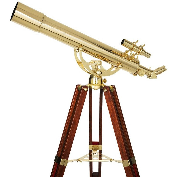 Ambassador 80 AZ Brass Telescope - High Quality Refracting Telescope for Astronomy Beginners | Perfect for Stargazing, Bird Watching & Outdoor Exploration