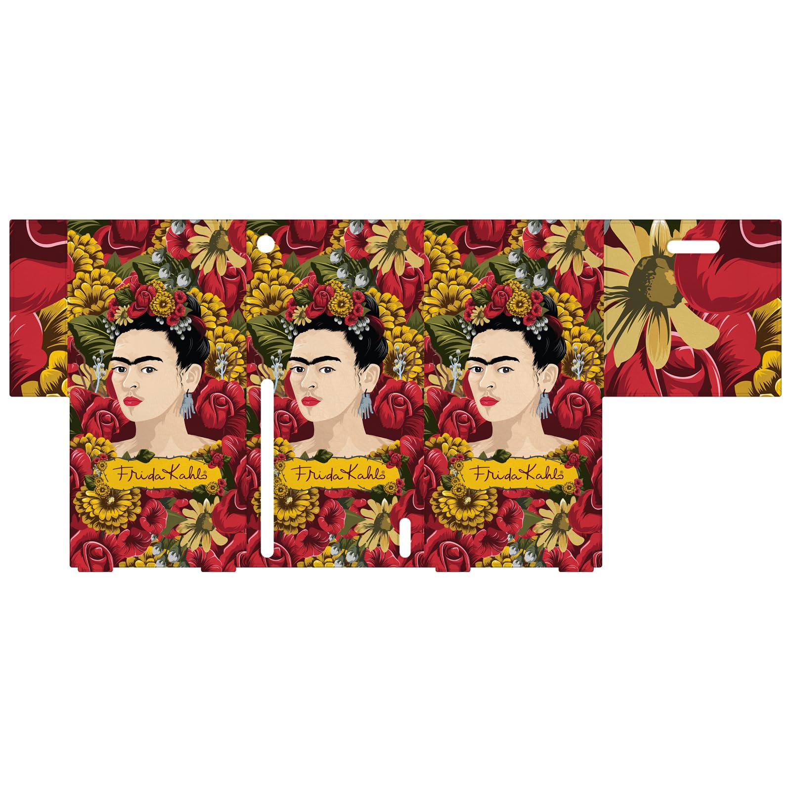Official Frida Kahlo Floral Design Console Cover - Compatible with Xbox Series X - Stylish Protection for Gaming Setup & Home Decor