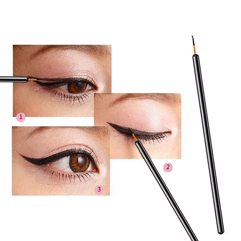 50pcs Professional Makeup Brush Set - 20 Mascara Brushes, 20 Lipstick Applicators, 10 Eyeliner Brushes for Perfect Eye & Lip Makeup | Disposable Beauty Tools for Salon, Home Use & Travel