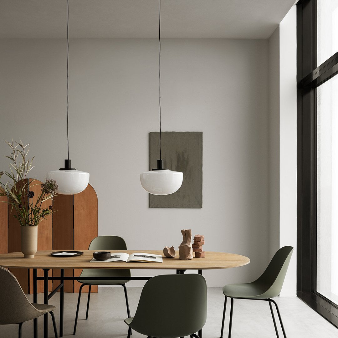 Norm Architects Bank Pendant Light - Modern Scandinavian Minimalist Ceiling Lamp for Dining Room, Kitchen, Living Room & Bedroom