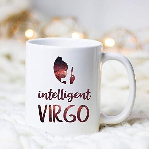 Zodiac Intelligent Virgo Coffee Mug 11OZ - Perfect for Office, Home & Gifts - Horoscope-Themed Ceramic Cup for Tea, Coffee & Hot Beverages