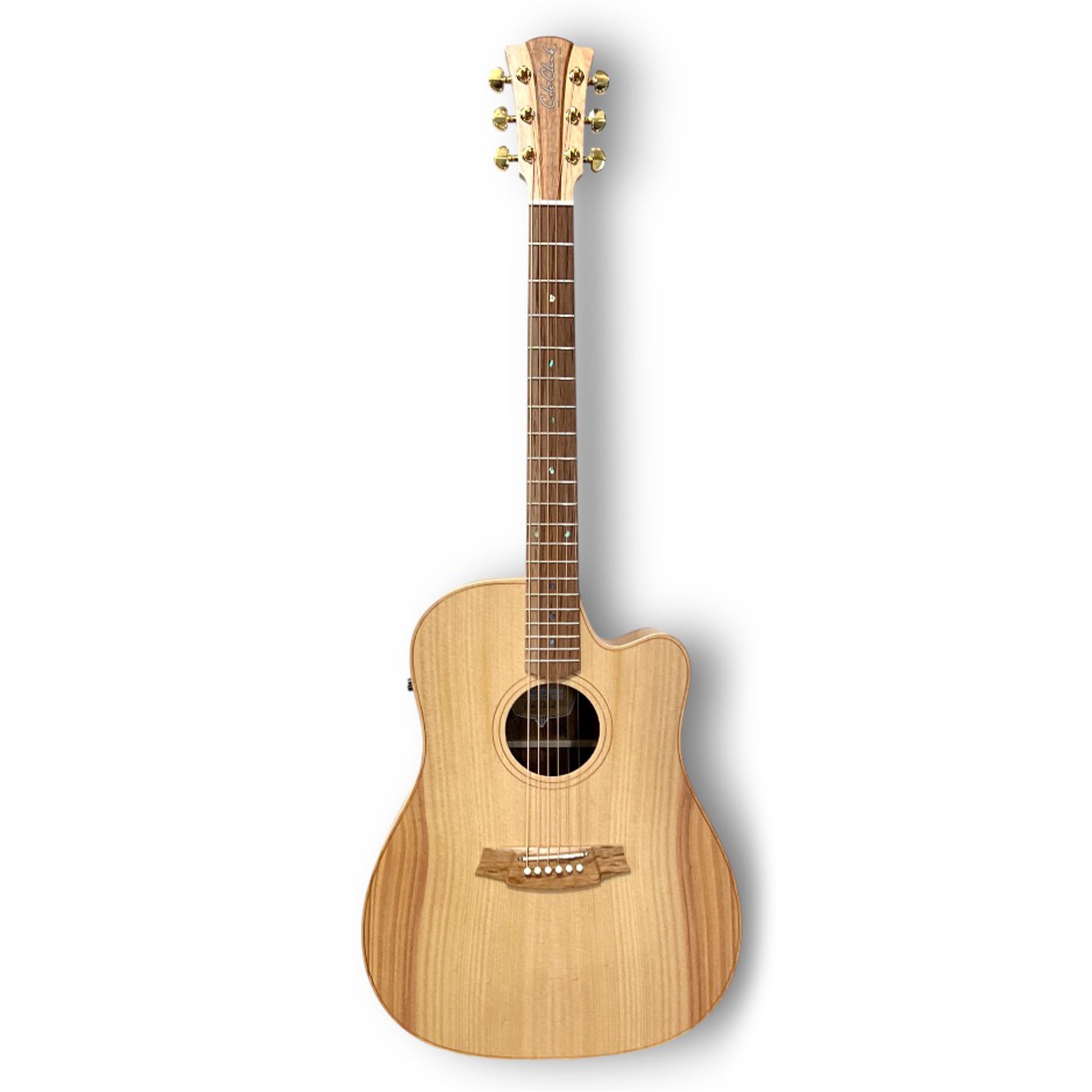 Cole Clark CCFL2EC BB Acoustic Guitar - Premium Bunya Top & Blackwood Back/Sides | Perfect for Live Performances, Studio Recording & Traveling Musicians