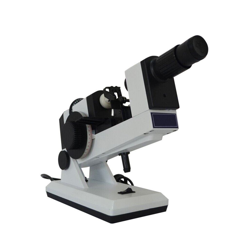 Professional Handheld Lensometer Optometry Device for Eyeglasses - Digital Diopter Measurement Tool with 110V DC Power & Battery Operation (Includes 2AA Batteries) - Perfect for Opticians, Eye Clinics & Optical Shops