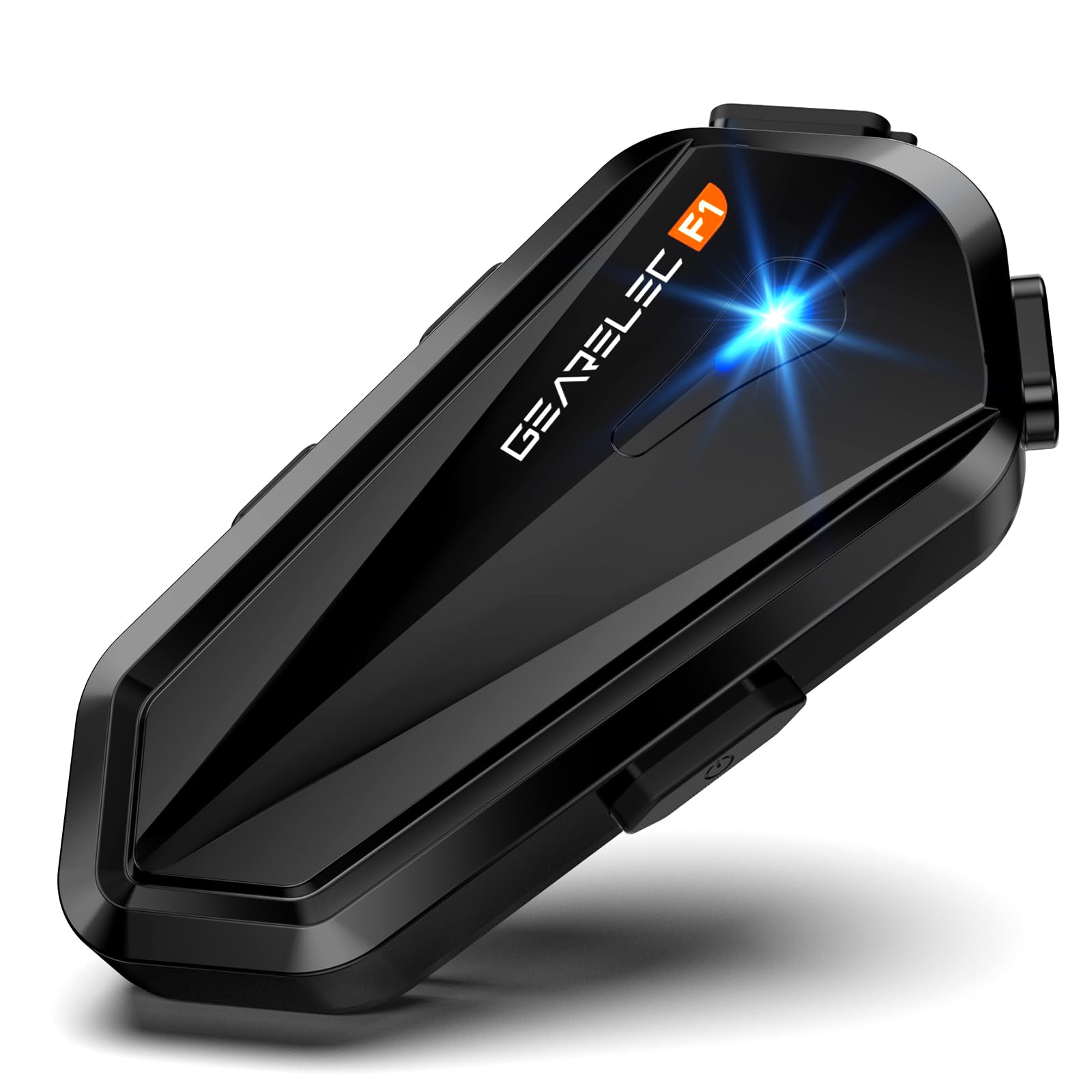 Gearelec V5.3BT Bluetooth Motorcycle Headphones - High Volume Speaker, 3 EQ Modes, HiFi Stereo Sound - Black Motorcycle Accessories for Riding, Commuting & Outdoor Adventures