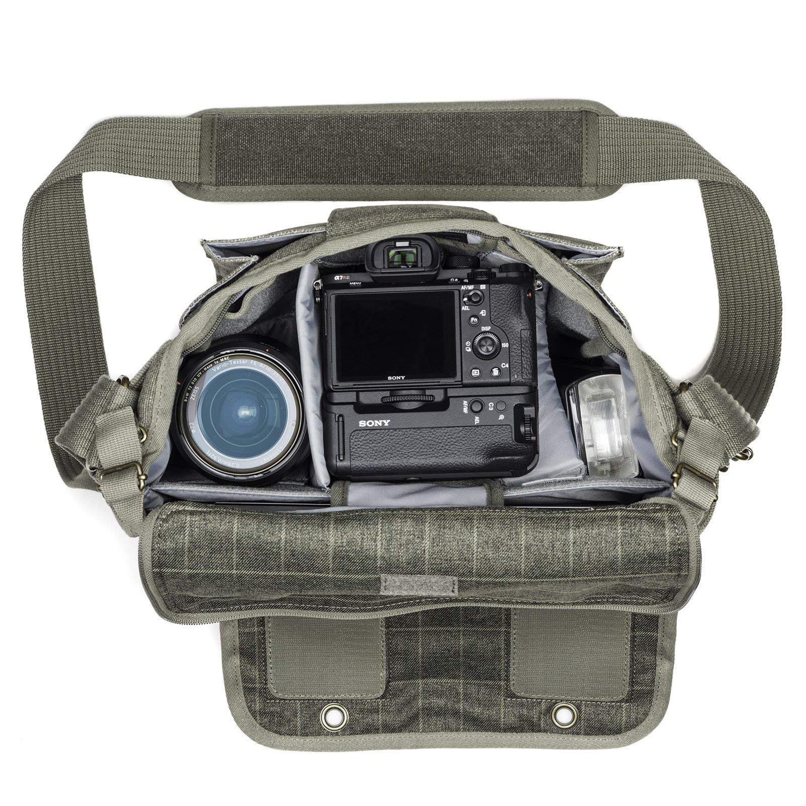 Think Tank Photo Retrospective 20 V2.0 Camera Shoulder Bag - Pinestone (Perfect for DSLR & Mirrorless Cameras, Travel & Street Photography)