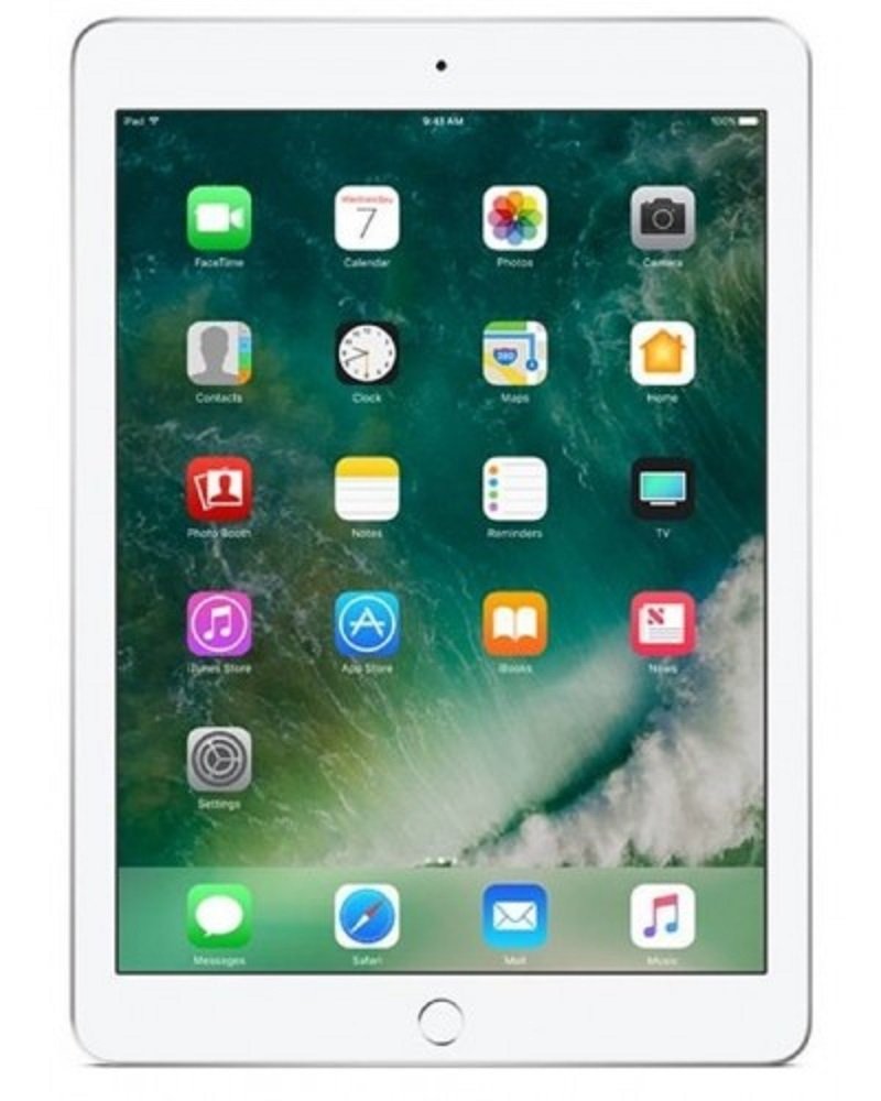 Refurbished 2018 Apple iPad 9.7-inch Wi-Fi 128GB Silver - Perfect for Work, Study & Entertainment
