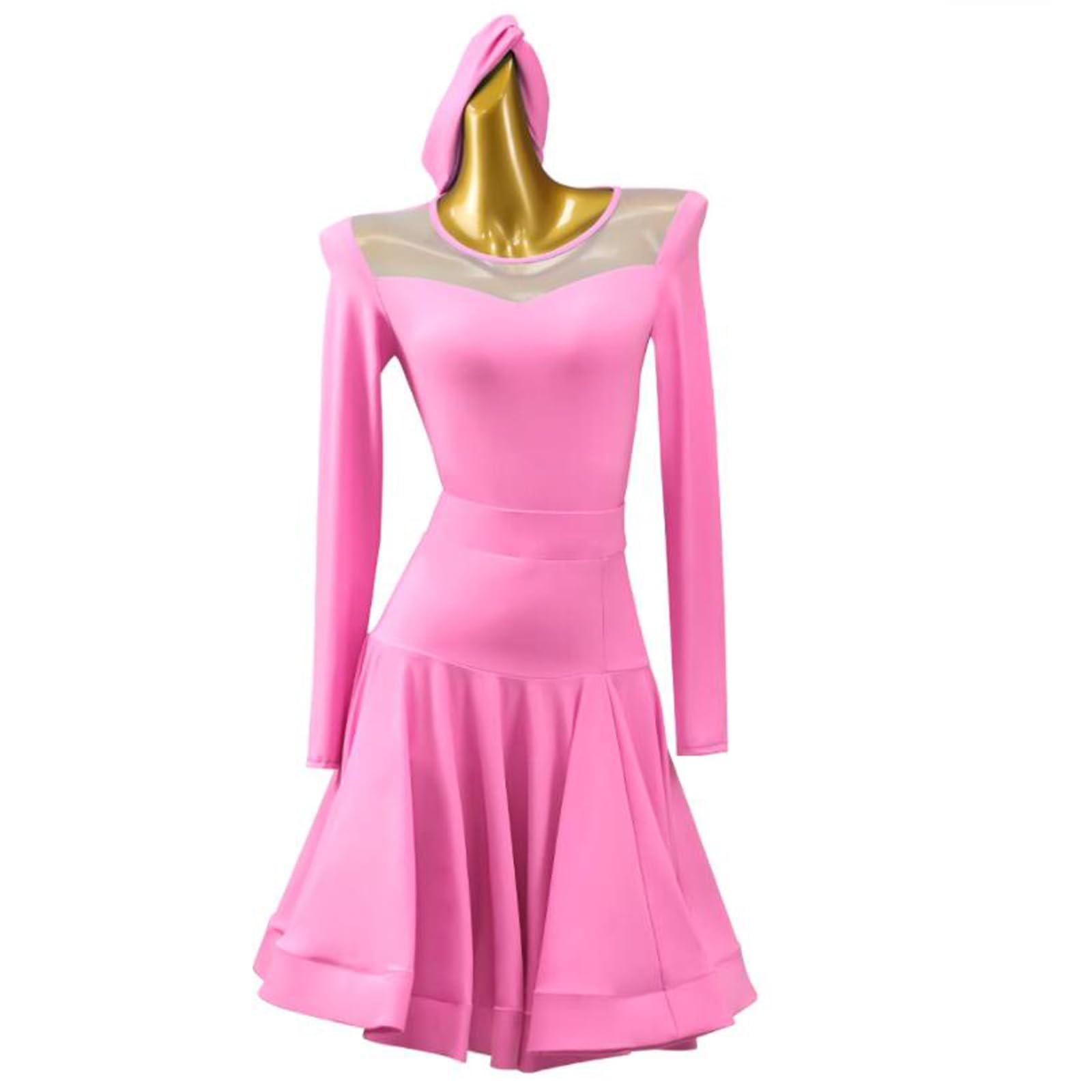 Minkate Women's Latin Dance Dress - Cha Cha, Tango & Ballroom Practice Outfit for Training & Performance | Elegant & Comfortable Dancewear for Social Dancing & Competitions