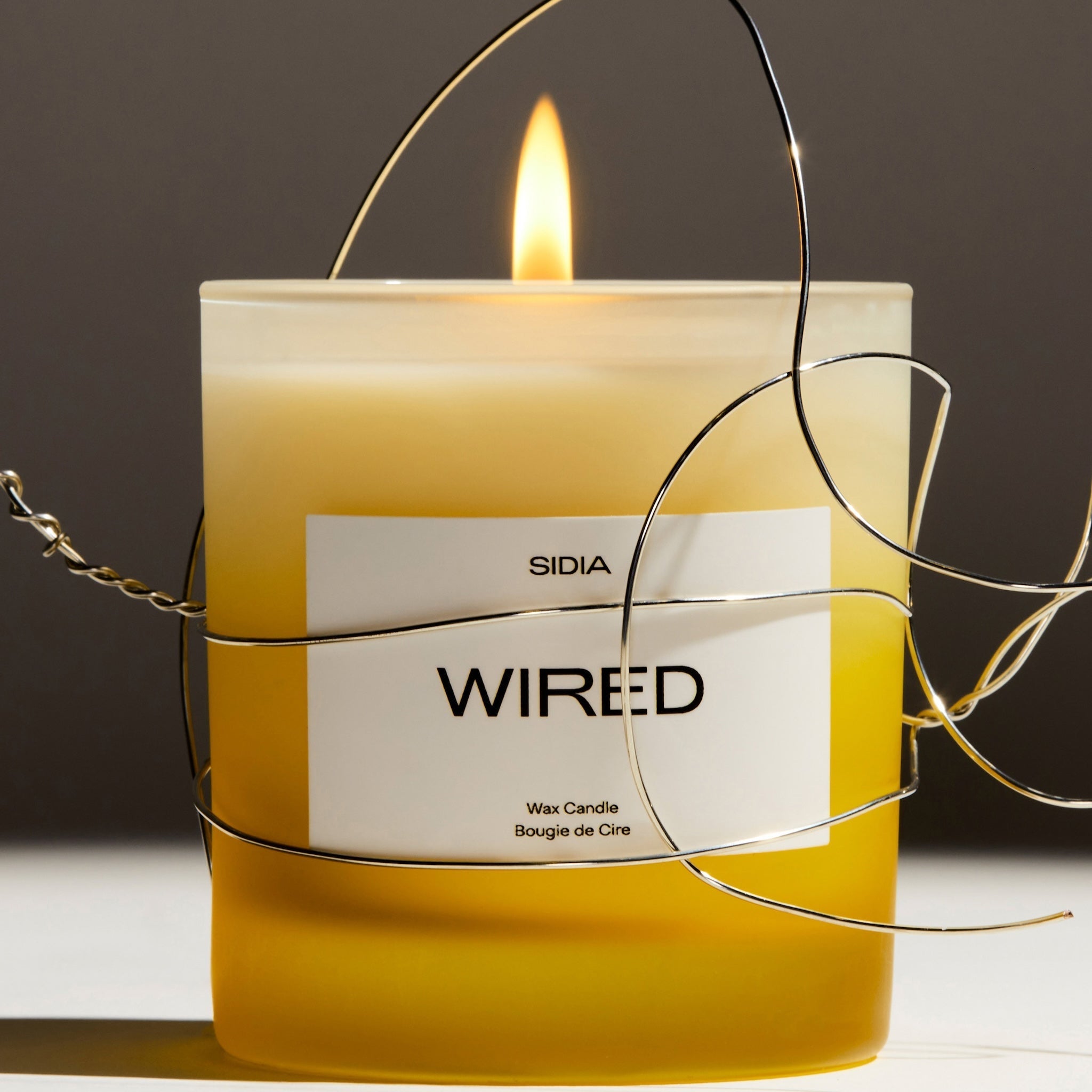 Sidia Premium Wired Candle - Long-Lasting Scented Candles for Home, Office & Romantic Dinners - Perfect for Relaxation, Aromatherapy & Holiday Decor