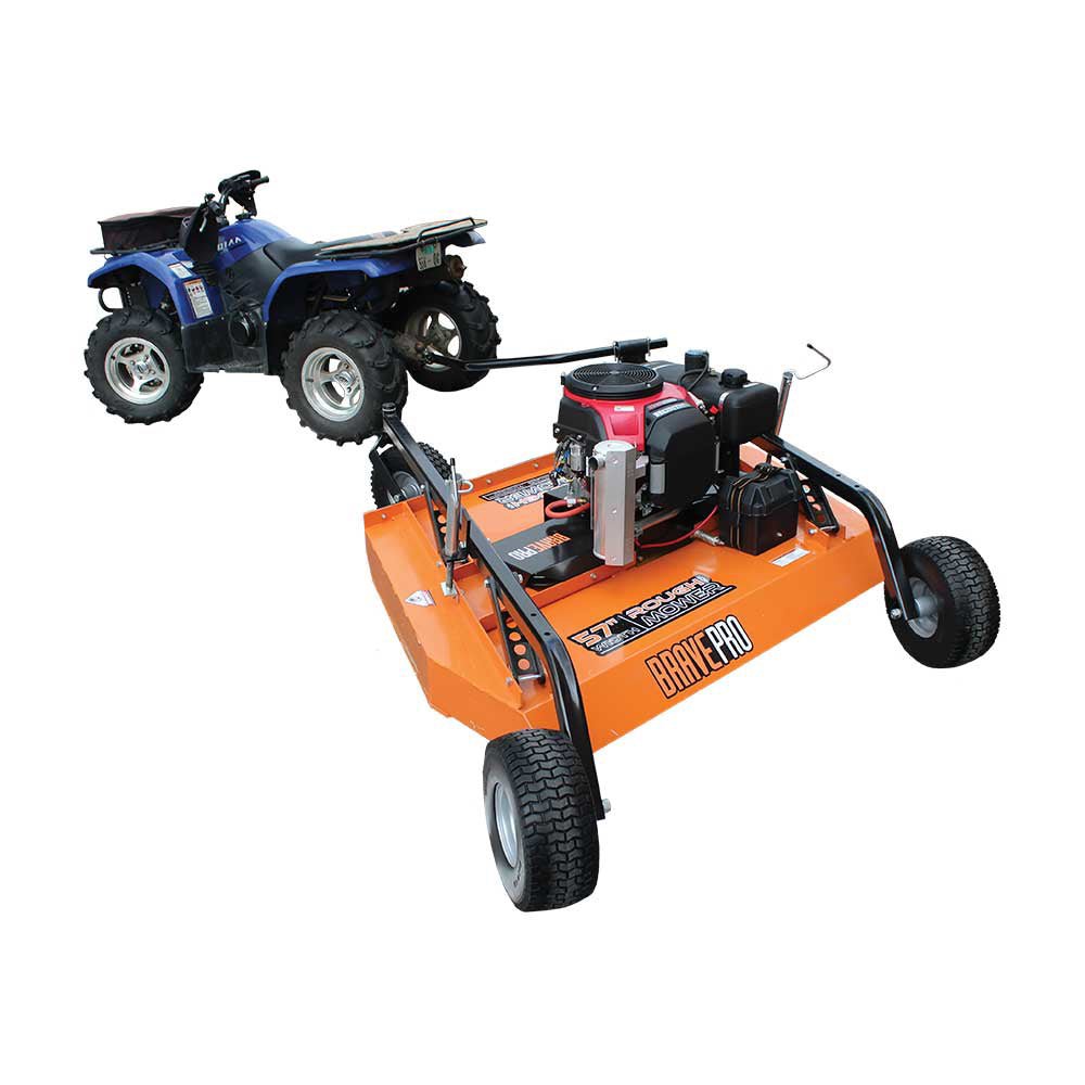 Brave 57-Inch Rough Cut Tow Behind Mower with Honda GXV630 Engine - Perfect for Large Property Lawn Care & Landscaping