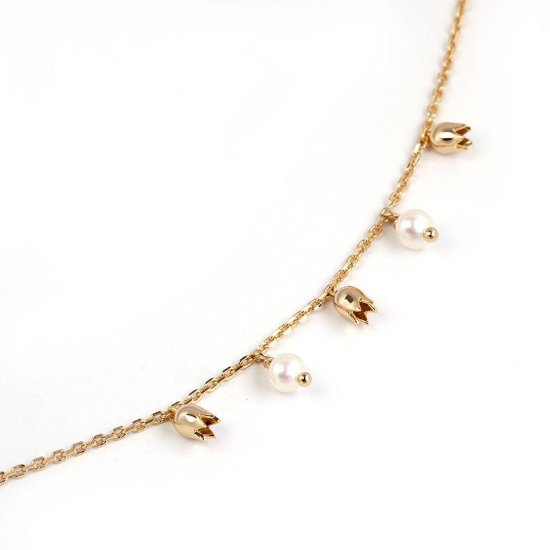 Elegant Women's Natural Freshwater Pearl Bracelet | Classic Jewelry Gift for Her | Perfect for Weddings, Anniversaries & Special Occasions
