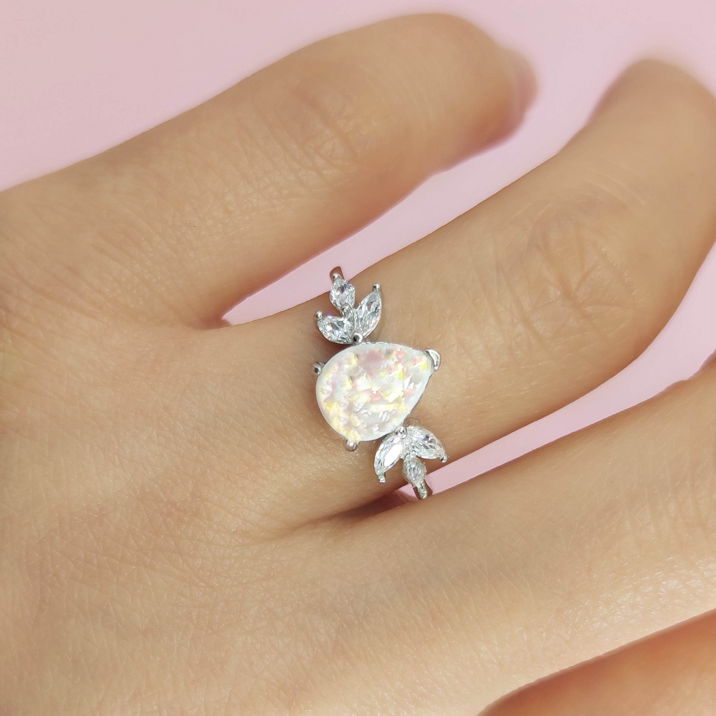 Sterling Silver Teardrop Cremation Jewelry - DIY Memorial Ring Kit for Ashes Keepsake | Perfect for Remembrance, Memorial Services & Personalized Gifts