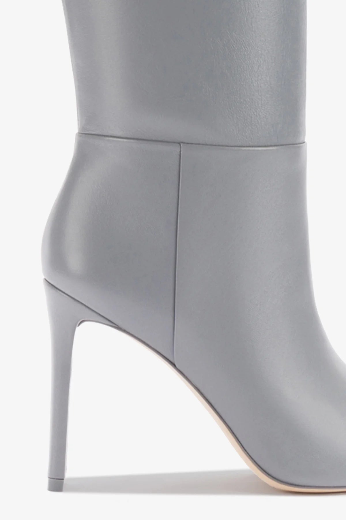 Larroudé x Jennifer Fisher Cement Grey Leather Boots - Stylish & Comfortable Ankle Boots for Women | Perfect for Fall, Winter & Casual Outfits