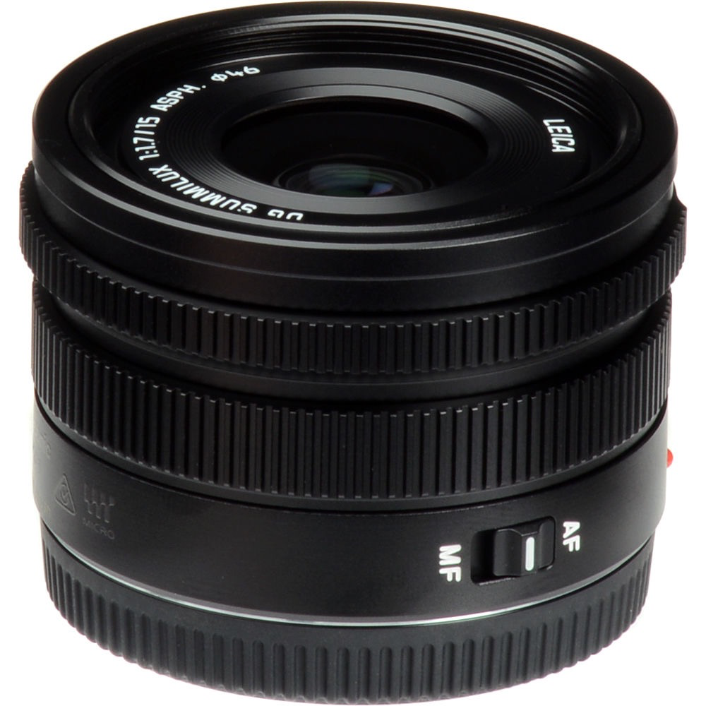 Panasonic Lumix G Leica DG Summilux 15mm f/1.7 ASPH Lens - Fast Prime Lens for Micro Four Thirds Cameras | Perfect for Portrait, Street & Low Light Photography