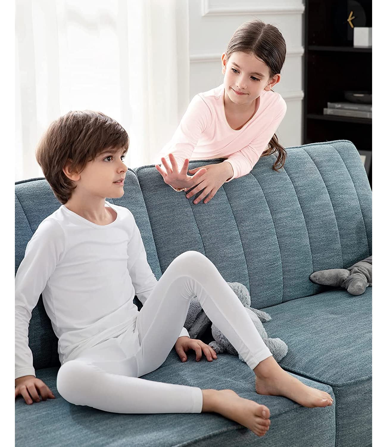 Nautica Boys 2-Piece Thermal Underwear Set - Long Sleeve Shirt & Pants Waffle Base Layer for Winter Warmth - Perfect for Cold Weather, Outdoor Activities and Layering Under Clothes