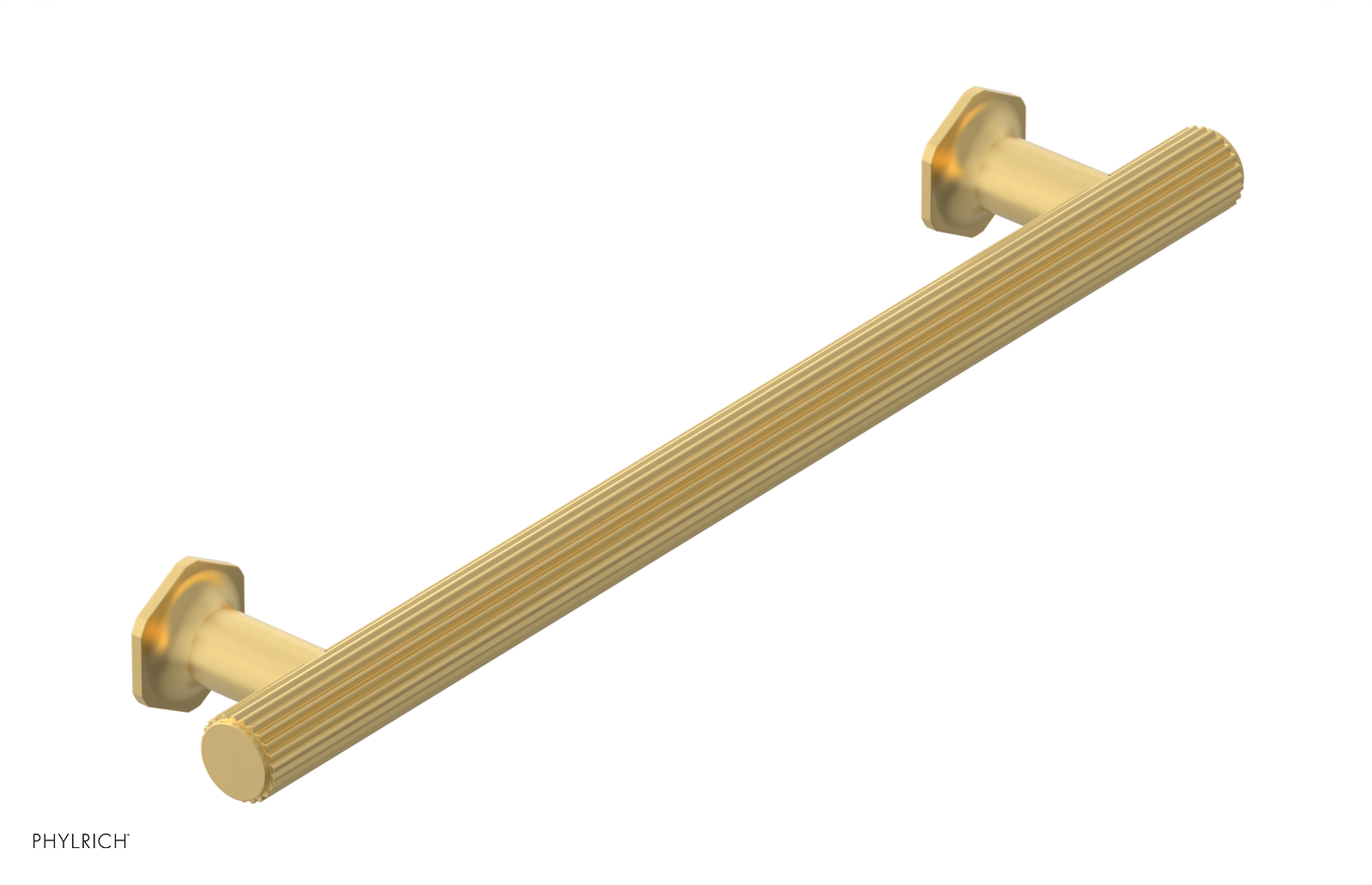 DUSTRIE 8 Pack Cabinet Pulls 370 91 08 - Modern Drawer Handles for Kitchen Cabinets, Dressers & Furniture (Brass Finish) - Perfect for Home Renovation & DIY Projects