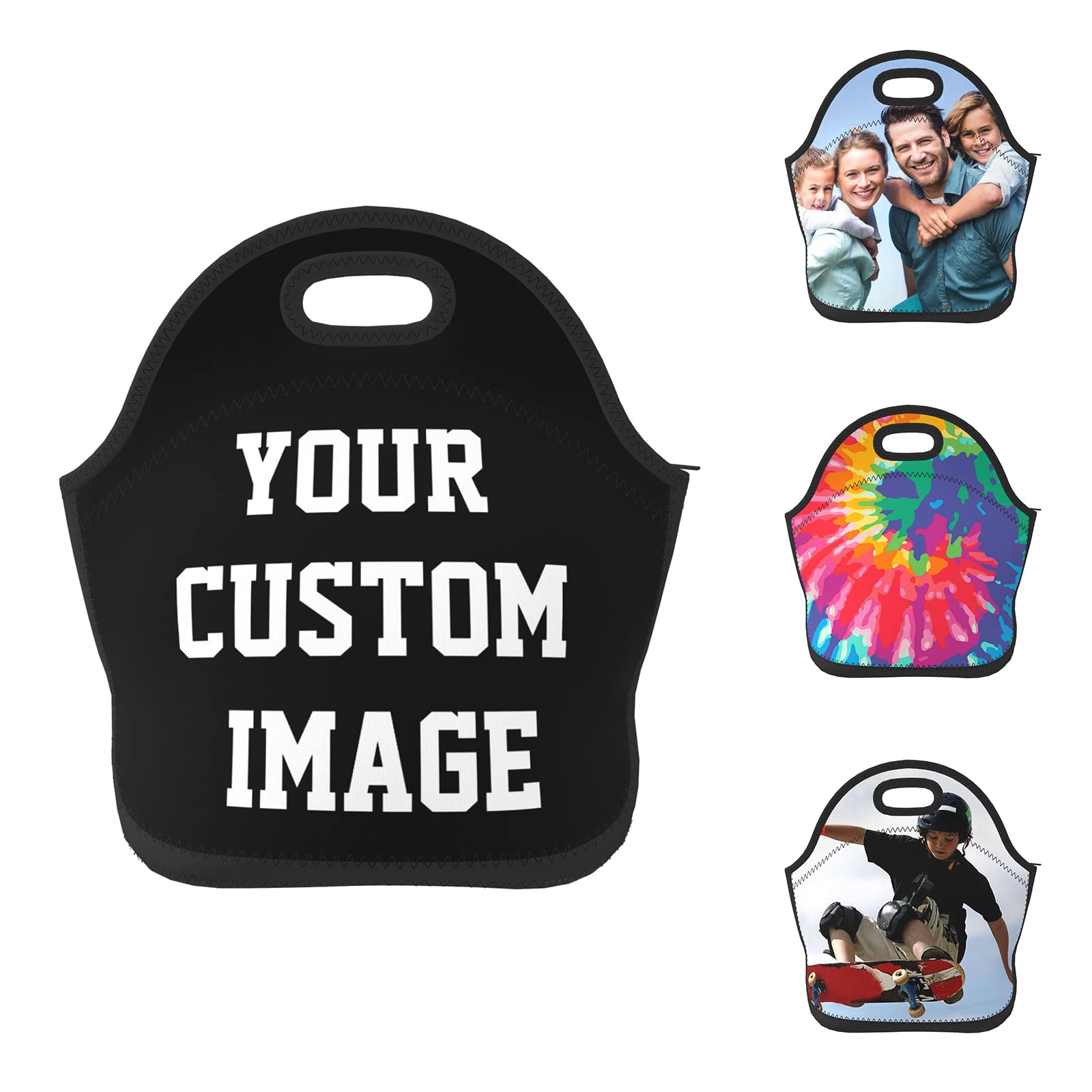 Personalized Insulated Lunch Bag for Women & Men - Custom Reusable Lunch Tote for School, Office & Picnic - Eco-Friendly Food Container for Work, Travel & Outdoor Activities
