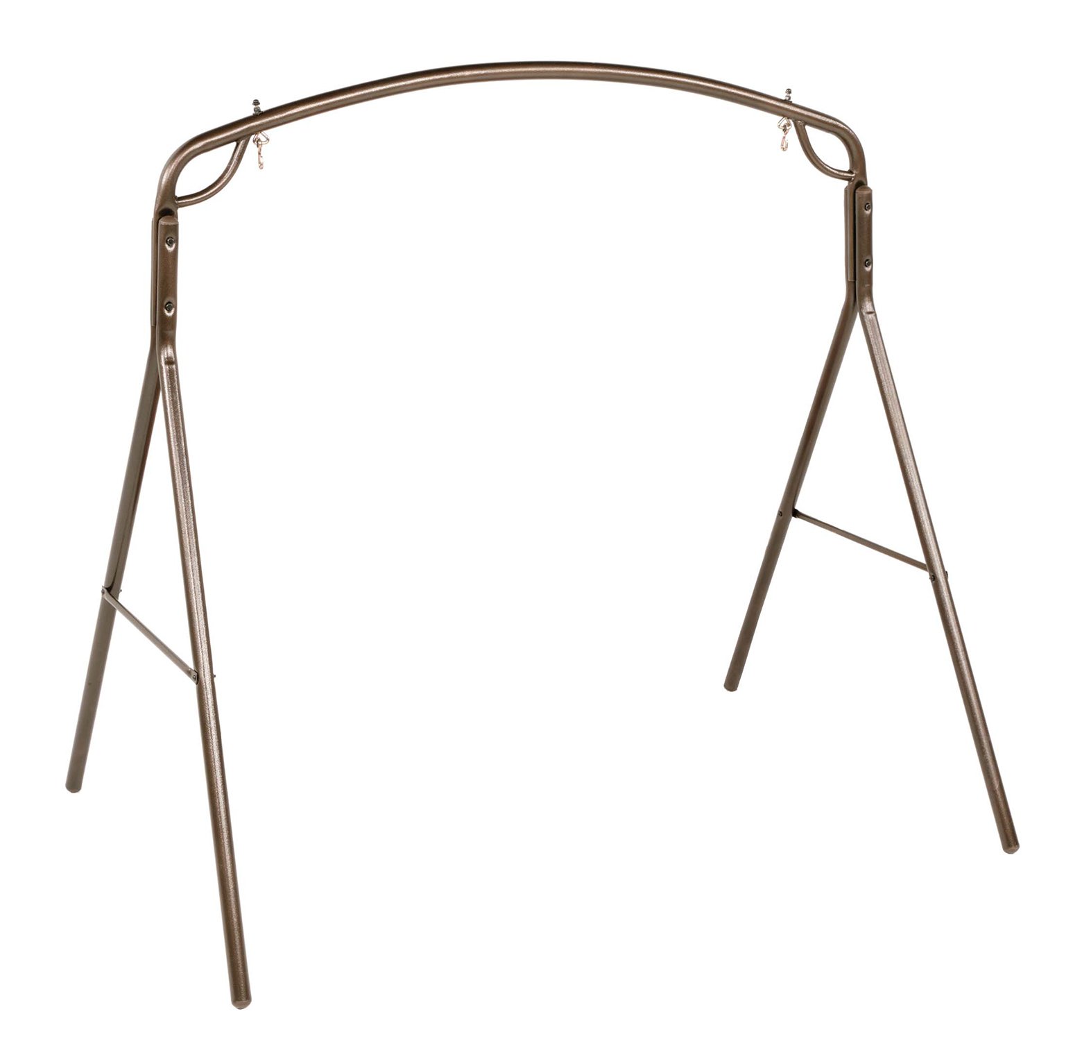 Woodlawn Easy to Assemble Patio Swing Frame - Heavy Duty Steel Tubing with Durable Powder Coated Finish - Perfect for Garden, Lawn, Patio & Porch Swings (Bronze) | Outdoor Relaxation & Backyard Decor
