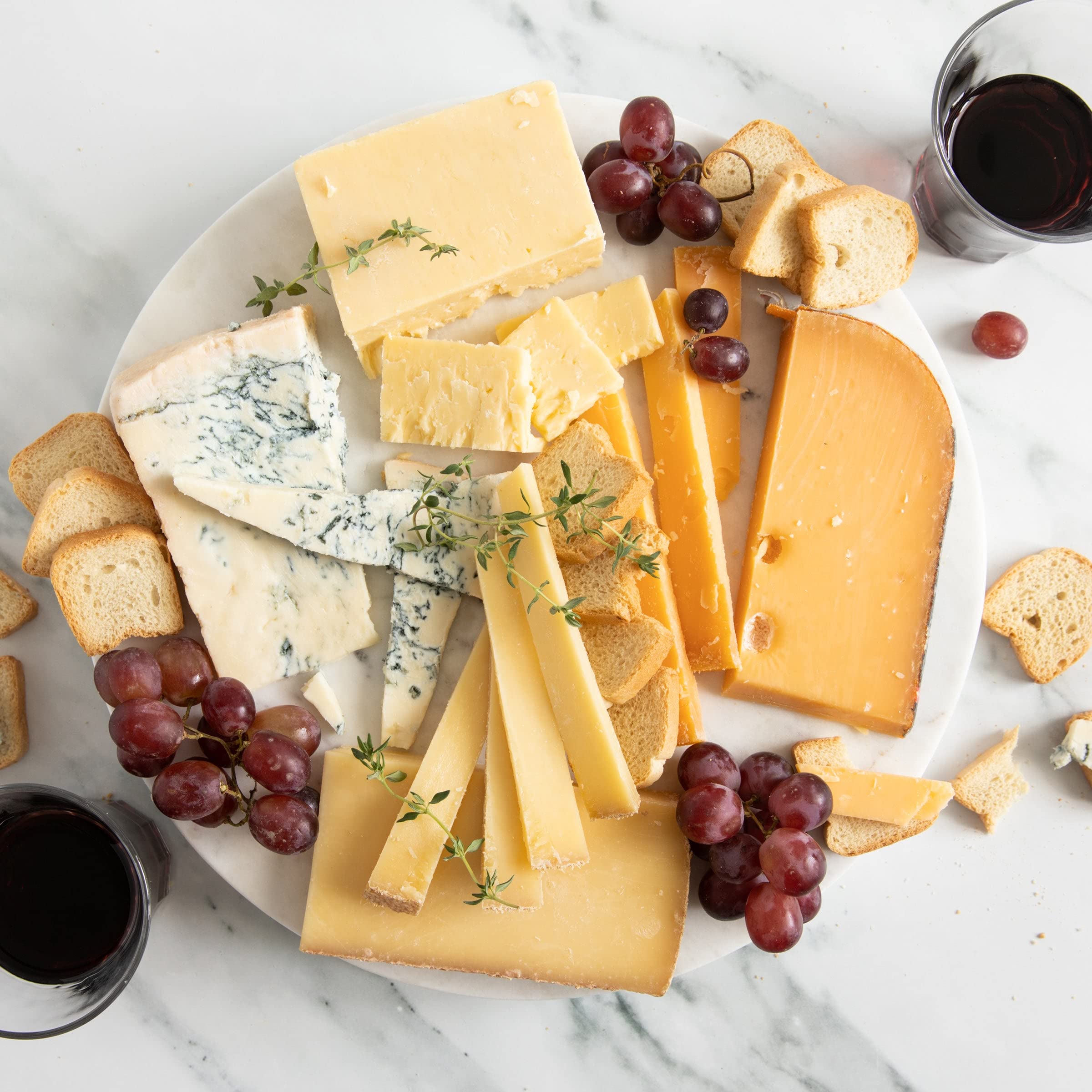 Premium 4 Cheese Gift Box Sampler - Artisan Gourmet Cheese Selection for Every Palate | Perfect for Holiday Gifts, Wine Pairings & Charcuterie Boards