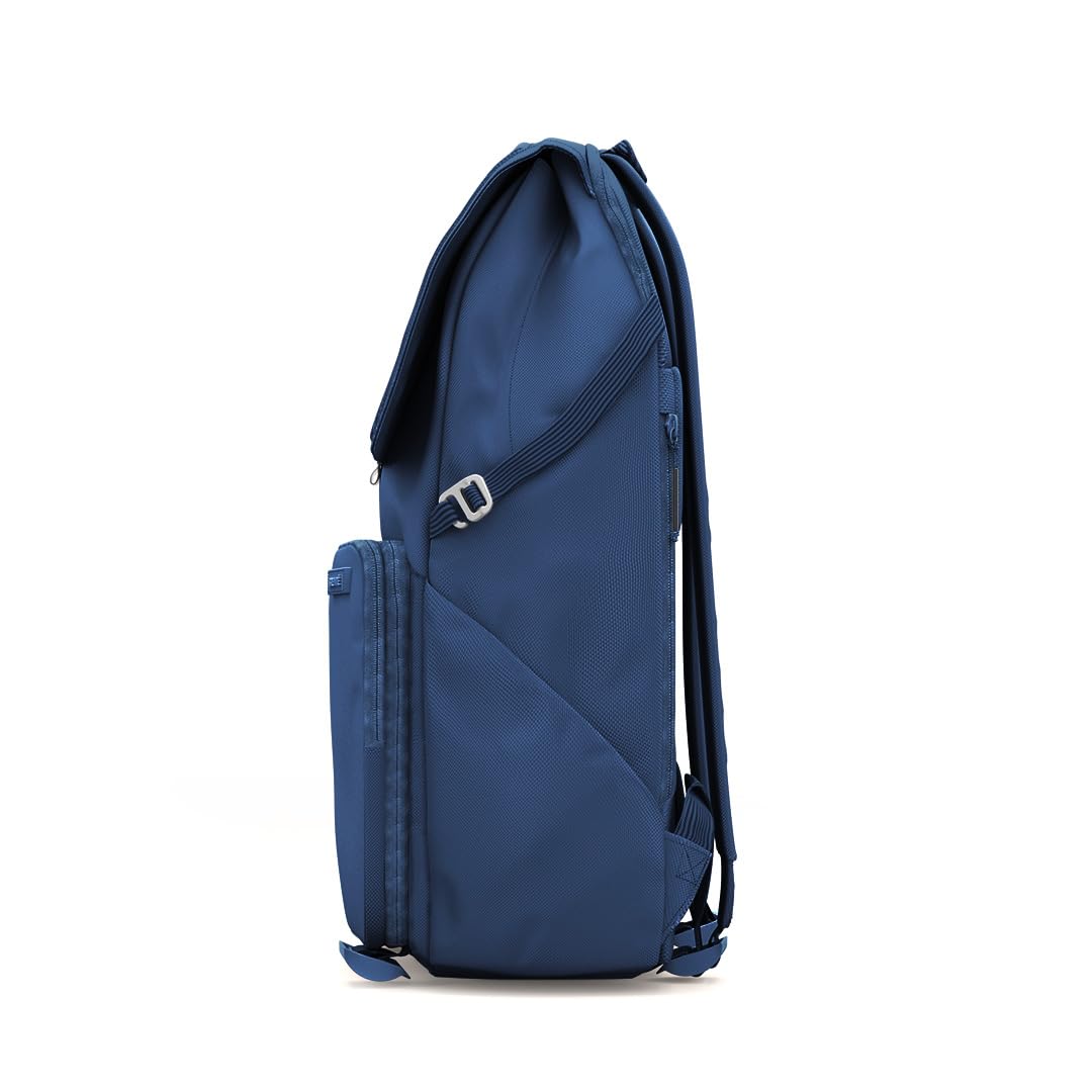 BREVITE The Runner - 18L Compact Camera Backpack for Photographers | Lightweight DSLR & Laptop Backpack | Travel-Friendly Photography Bag with Accessory Storage | Moonlit Blue | Perfect for Hiking, Travel & Urban Commute