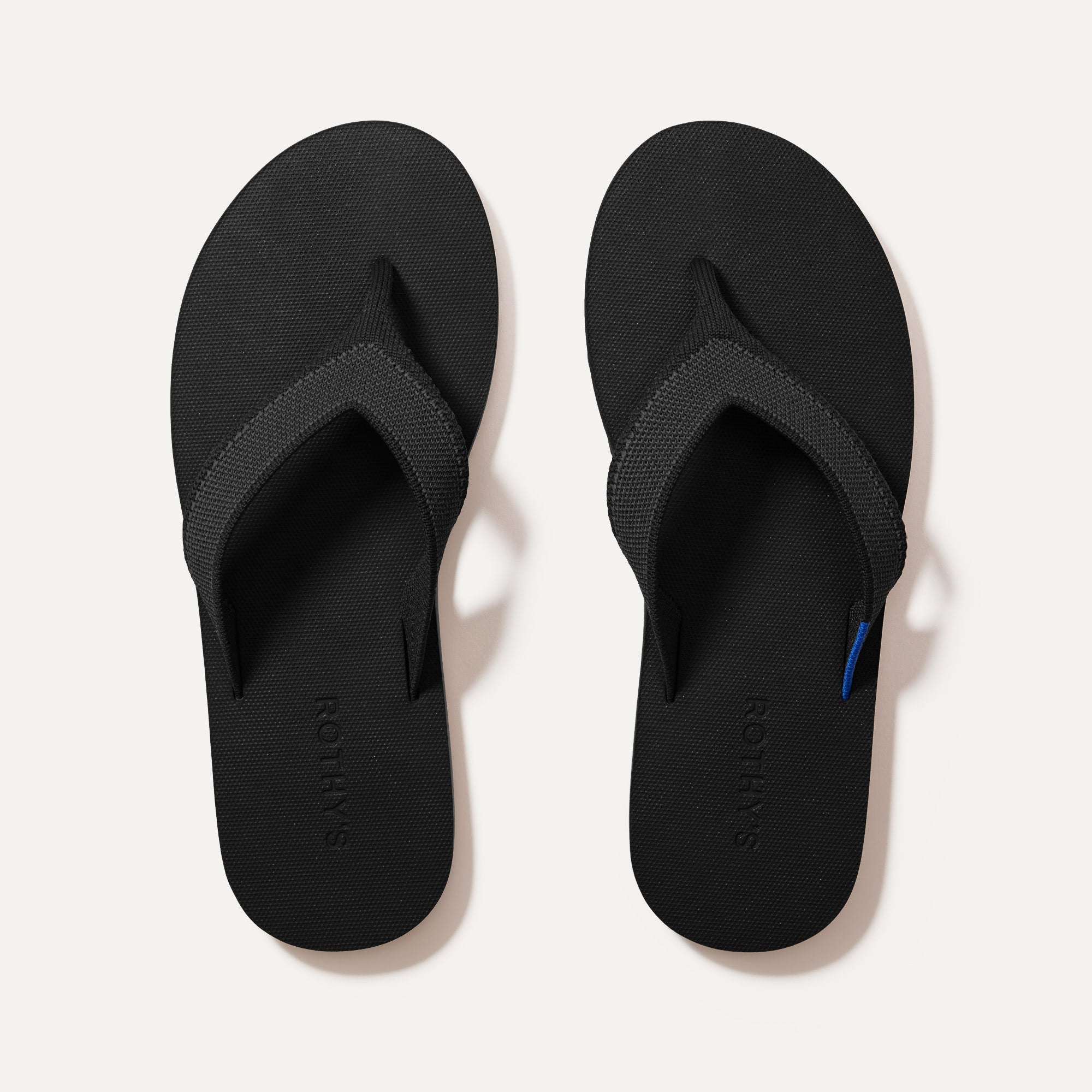 **Men's Comfortable Black Flip Flops - Lightweight & Durable Sandals for Beach, Pool, and Casual Wear**
