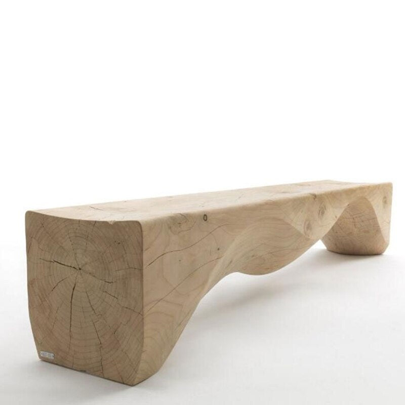 Handcrafted Solid Wood Bench - Durable & Stylish Furniture for Living Room, Bedroom, or Outdoor Patio
