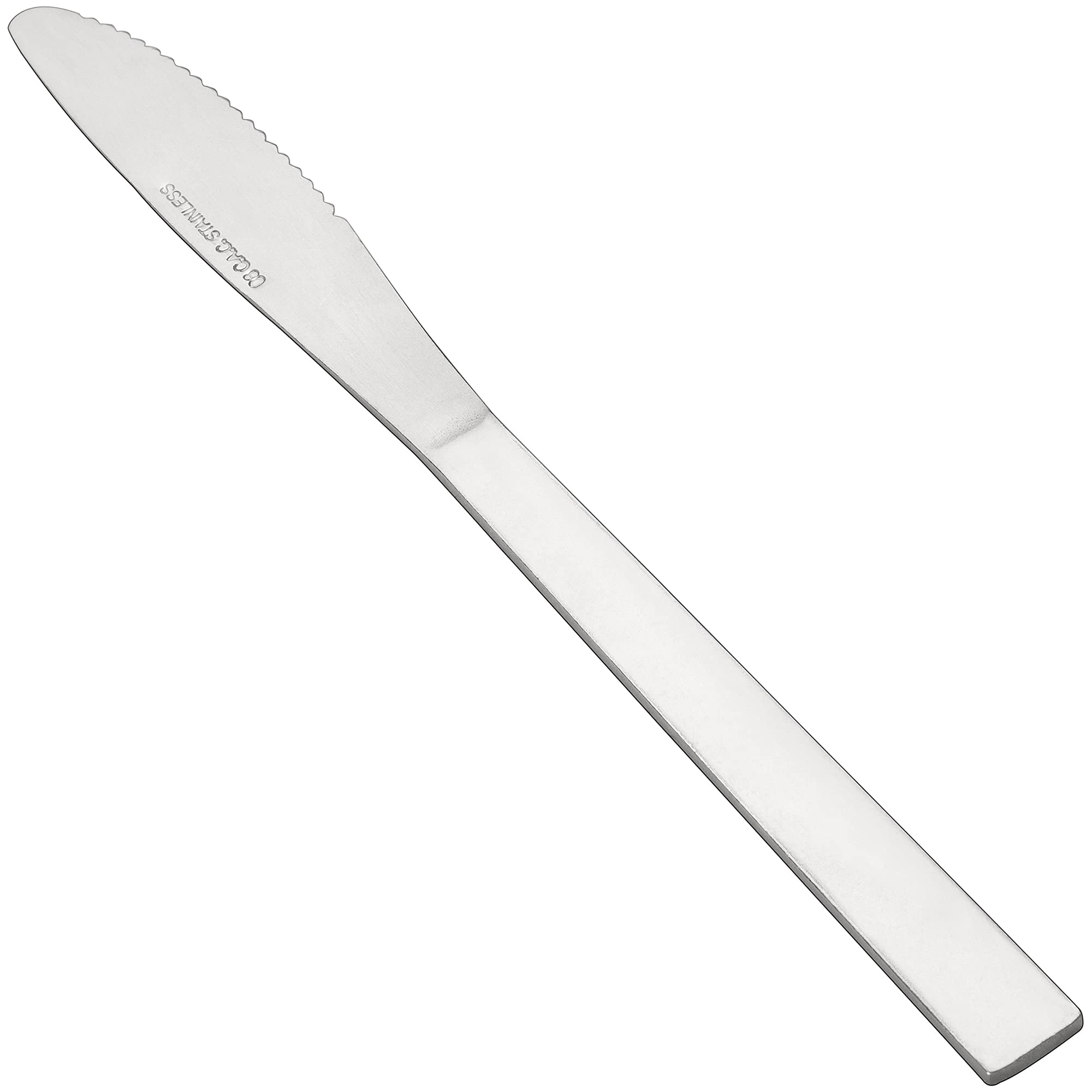 Premium 18/0 Stainless Steel Dinner Knives Set of 12 - CAC 1002-08 Windsor Flatware for Fine Dining, Restaurants & Elegant Dinner Parties