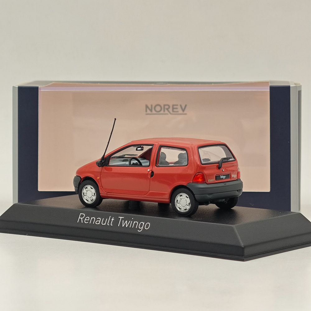 1/43 Scale Norev Renault Twingo 1993 Red Diecast Model Car - Limited Edition Collectible - Perfect for Display, Gifts & Car Enthusiasts