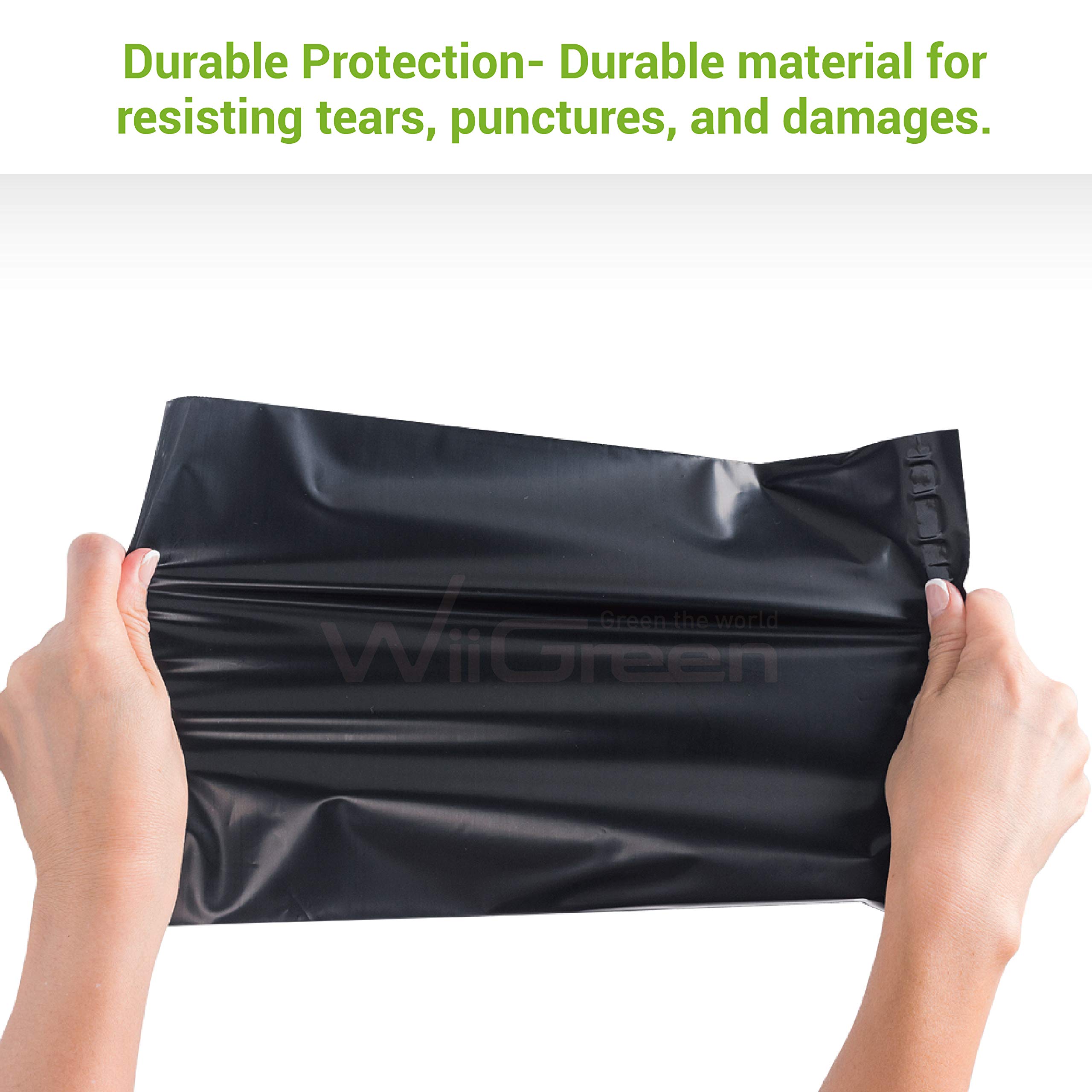 2000 PCS 7.5x10.5 inch Black Poly Mailers - Heavy Duty Self Adhesive Shipping Envelopes, Waterproof & Tear-Proof Mailing Bags for Ecommerce, Office, Postal & Gift Packaging - Bulk Polyethylene Packaging Supplies for Online Sellers & Small Businesses