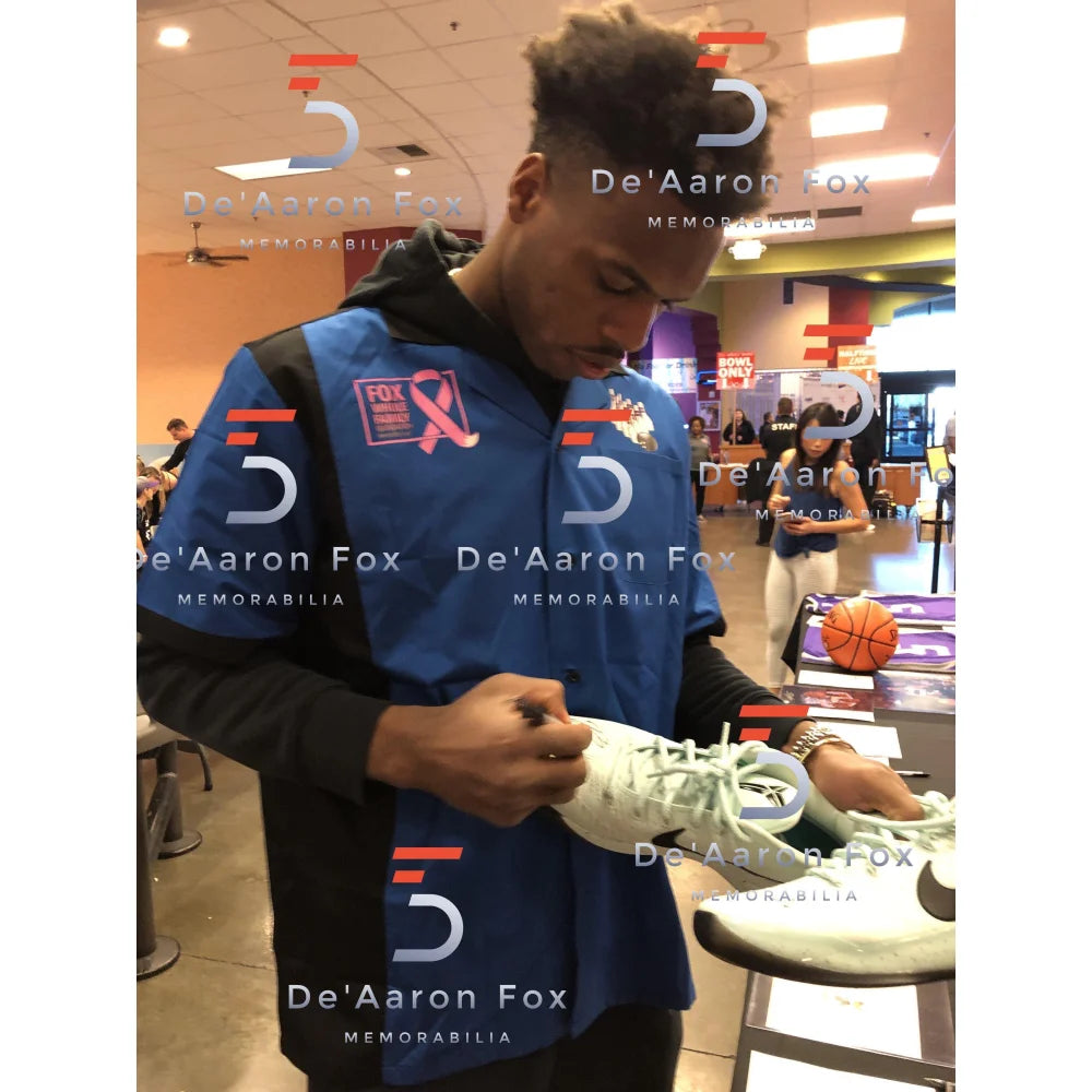 Buddy Hield Signed Game-Worn Sacramento Kings Shoes with PSA/DNA COA - Nike Kobe Basketball Sneakers | Collectible NBA Memorabilia for Fans & Sports Enthusiasts