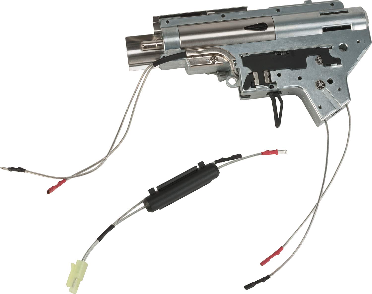 APS Silver Edge 8mm Ver.2 AEG Airsoft Gearbox - Rear Wired for High-Performance Airsoft Battles and Tactical Training