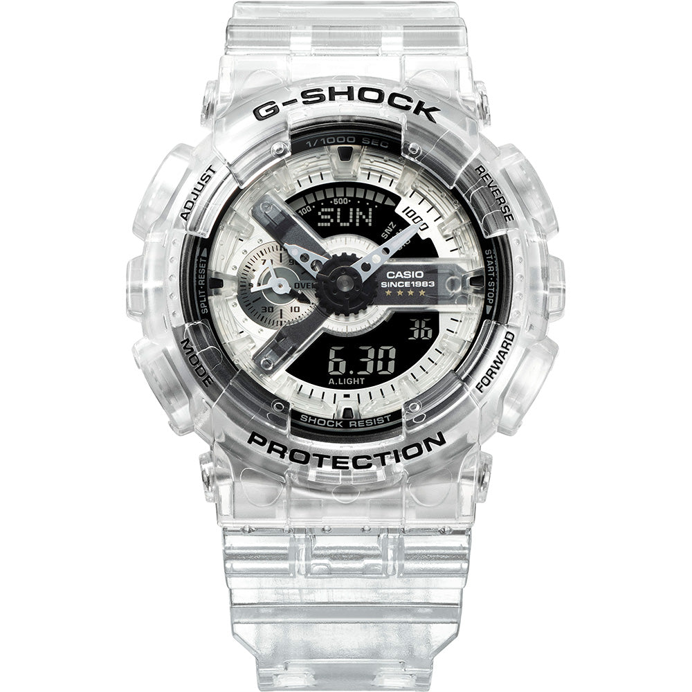 G Shock GA114RX 7 40th Anniversary Skeleton Remix Watch - Limited Edition Digital Sport Watch for Men - Perfect for Outdoor Adventures, Workouts & Casual Wear