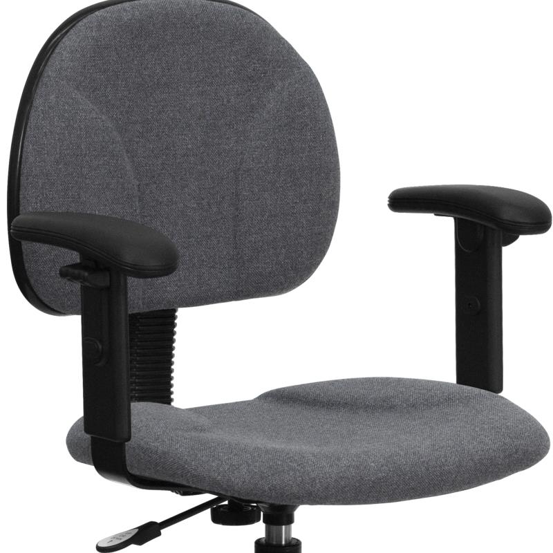 FLASH Patterned Fabric Drafting Chair BT 659 - Adjustable Height Office Chair for Artists, Architects & Designers - Ergonomic Stool for Drafting Table, Studio & Workspace