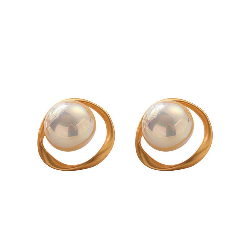 Stylish Irregular Pearl Earrings Stud | DMS189 | Elegant Fashion Jewelry for Women, Perfect for Weddings, Parties & Daily Wear