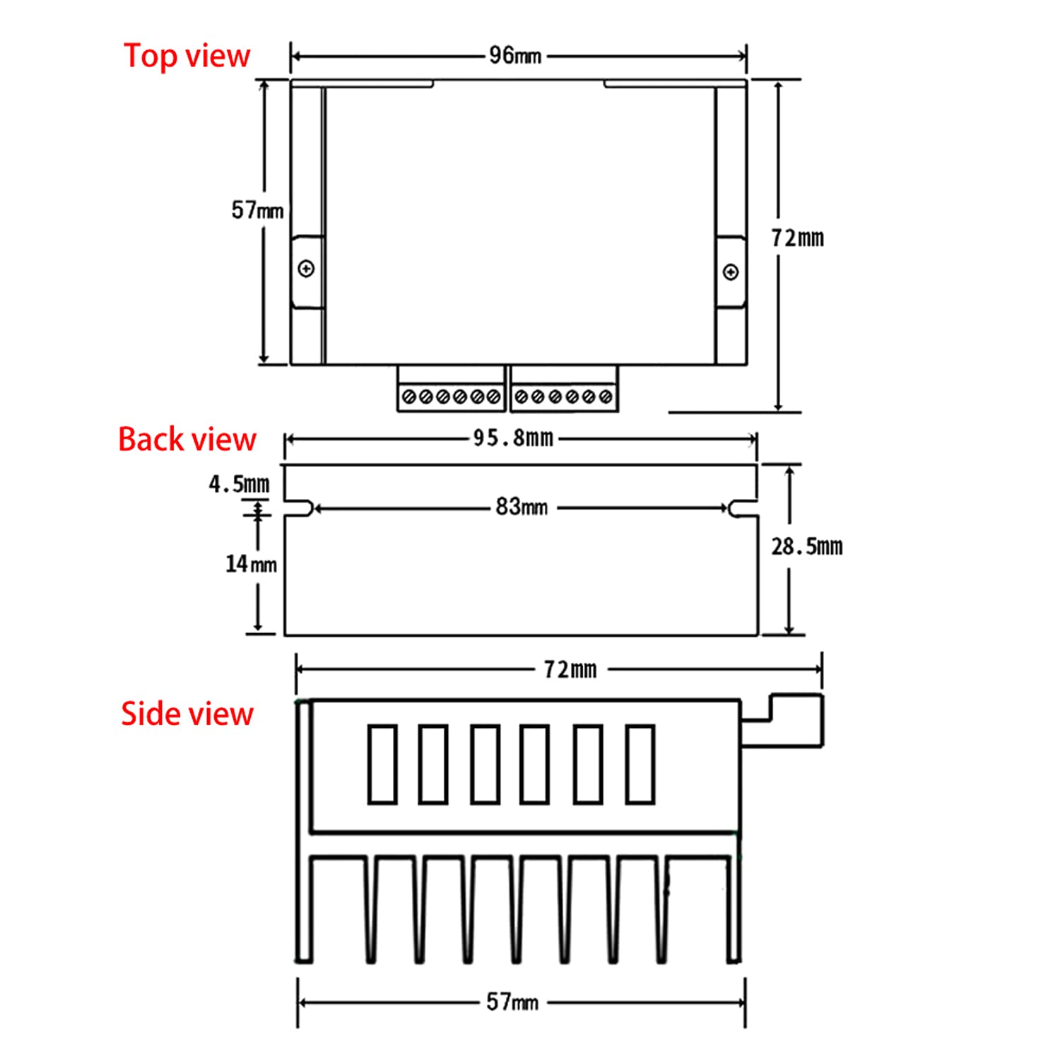 Twotrees CNC Controller Kit with Nema 23 Stepper Motor 8.0A, TB6600 Stepper Motor Driver, GRBL CNC Shield Board & Endstop Switches - Perfect for DIY CNC Machines, Woodworking, and Metal Engraving Projects