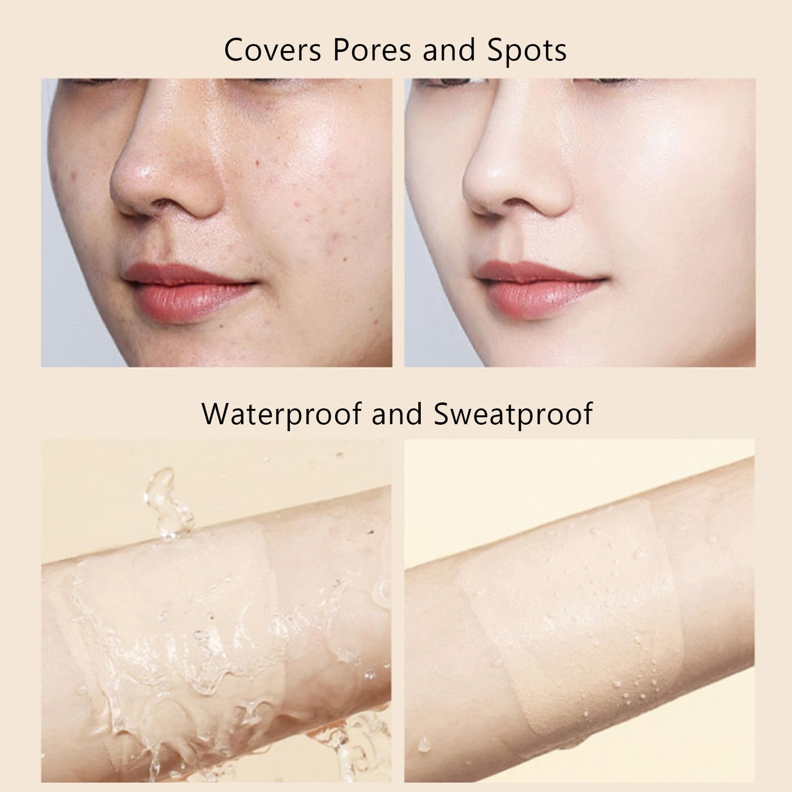 UODO Liquid Foundation - Hydrating Lightweight & Matte Long-Lasting Makeup for Flawless Coverage | Perfect for Daily Wear, Special Occasions & Professional Makeup Looks