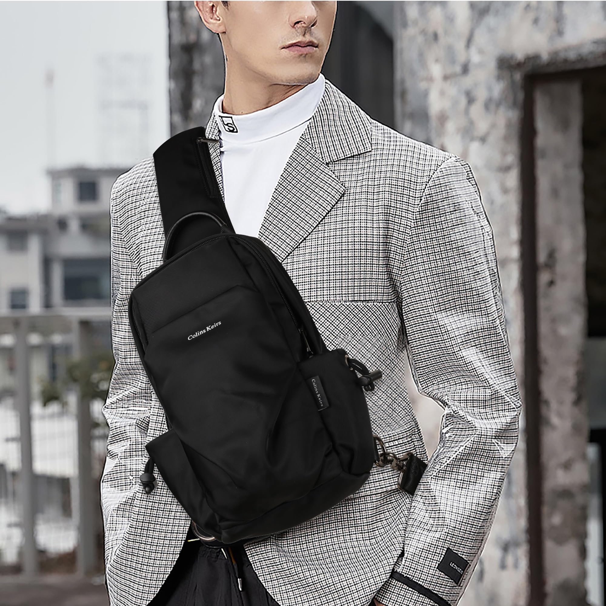 Stylish Unisex Chest Bag - Crossbody Shoulder Bag for Men & Women - Lightweight Travel Backpack for Hiking, Commuting & Daily Use