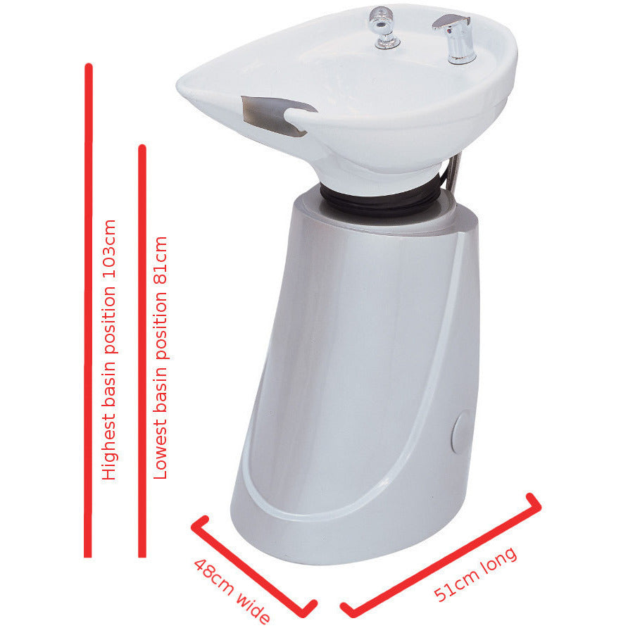 Zanibo Shampoo Basin - Portable Hair Washing Bowl for Salon, Home & Bed Bath - Perfect for Elderly Care, Pets & Hairdressing