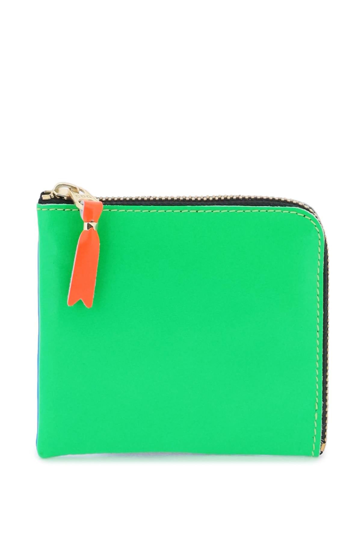 Comme des Garcons Super Fluo Flat Wallet - Stylish Slim Card Holder for Men & Women | Perfect for Everyday Use, Travel & Minimalist Lifestyle