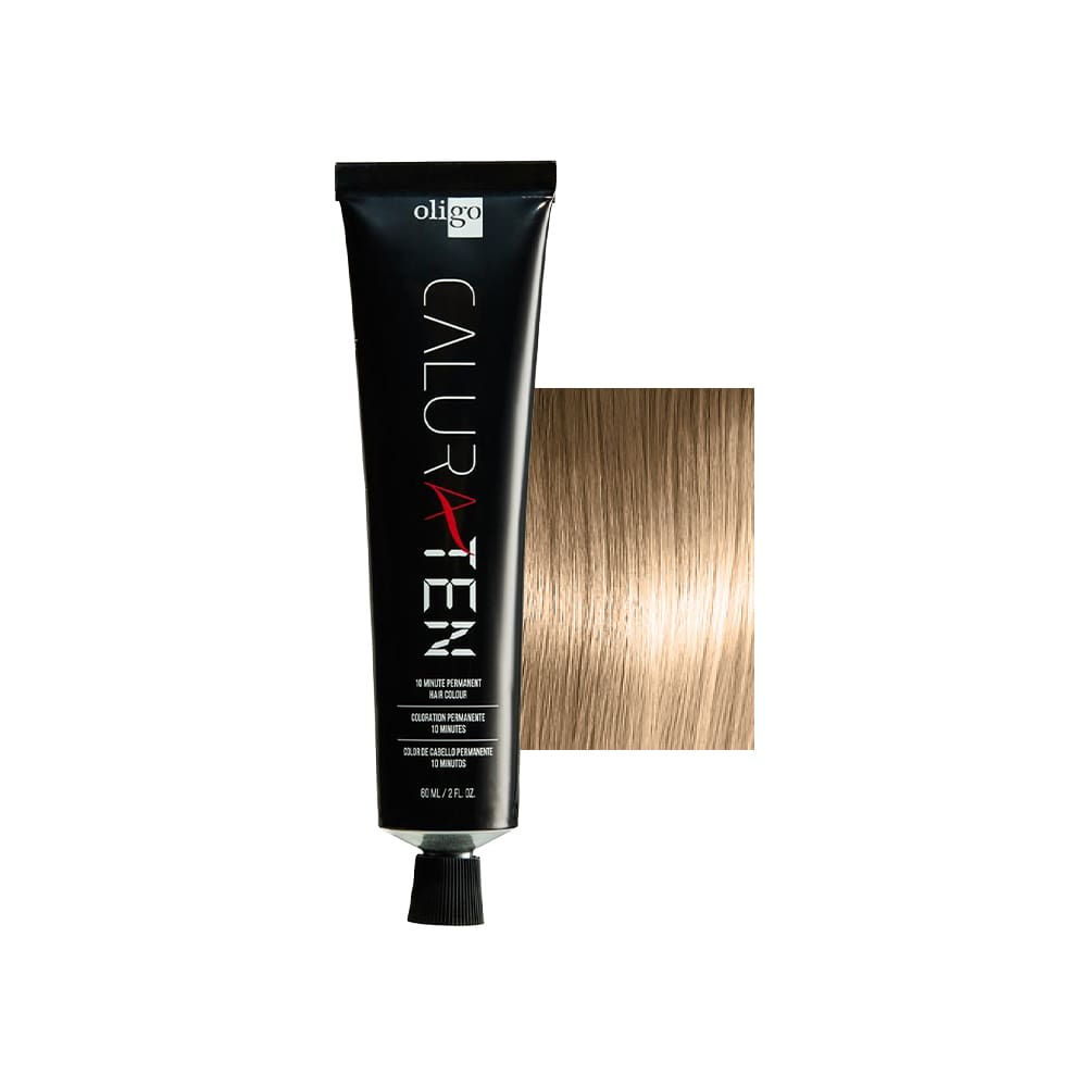 Caluraten Permanent Hair Color Neutral 9 - Long-Lasting Professional Hair Dye for Natural-Looking Gray Coverage | Perfect for At-Home Salon Styling & DIY Hair Coloring