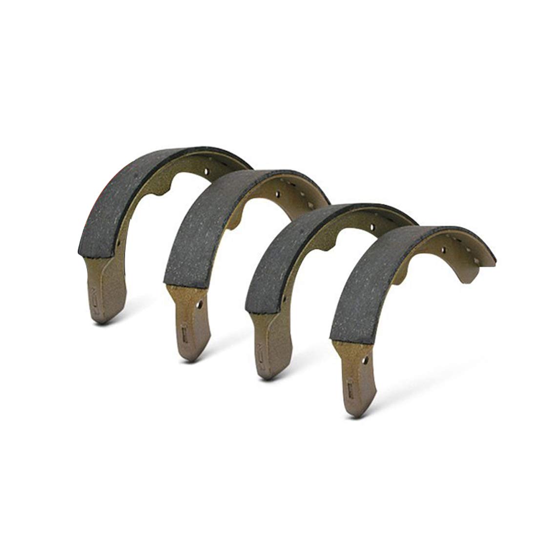 AutoDN Front Premium Drum Brake Shoes Set of 4 - Compatible with 1963-1965 Ford Ranchero | High-Performance Braking for Classic Car Restoration & Safe Driving