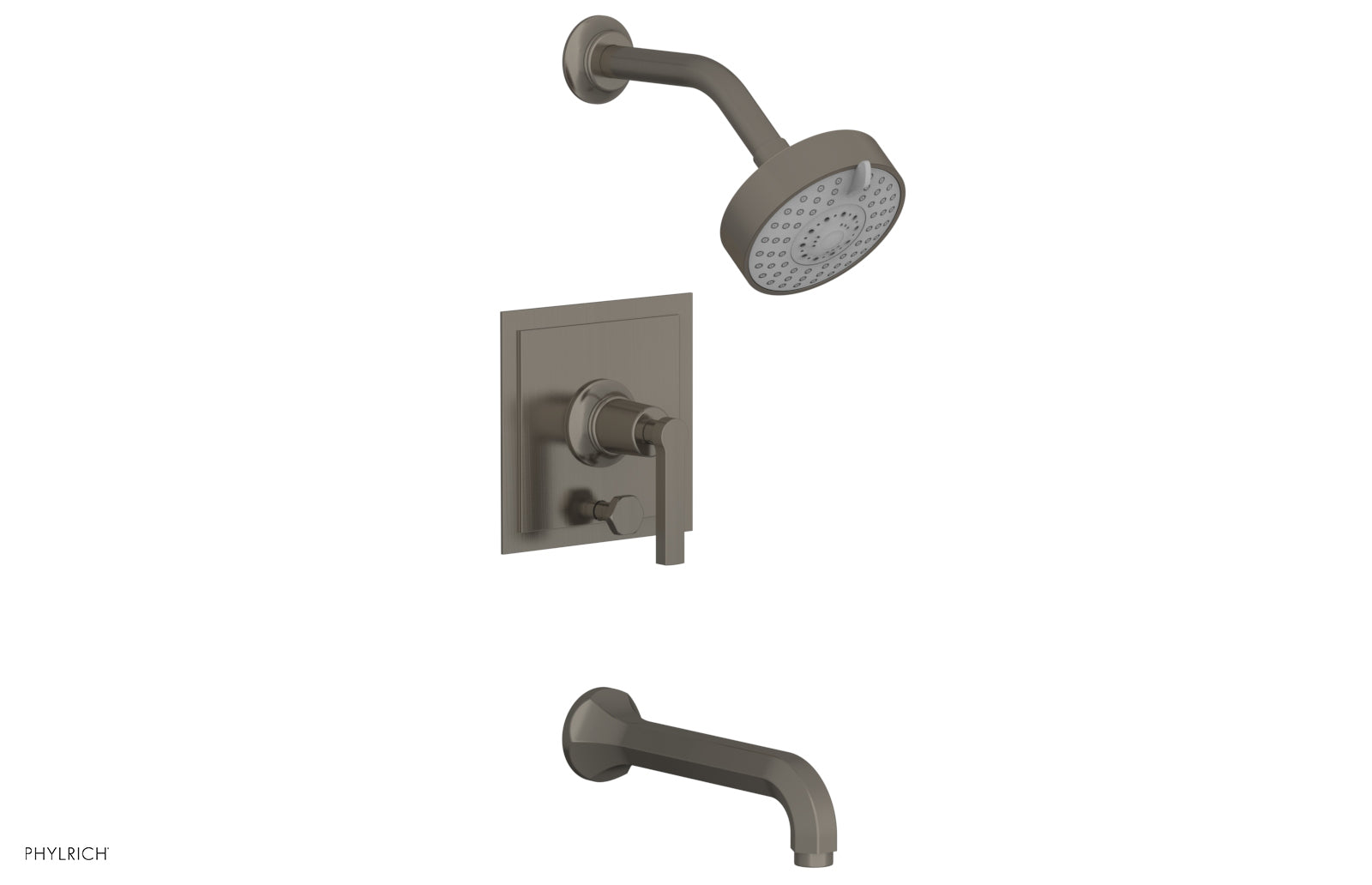 HEX MODERN Pressure Balance Tub and Shower Faucet Set 501 27 - Perfect for Modern Bathroom Renovations and Spa-Like Shower Experiences