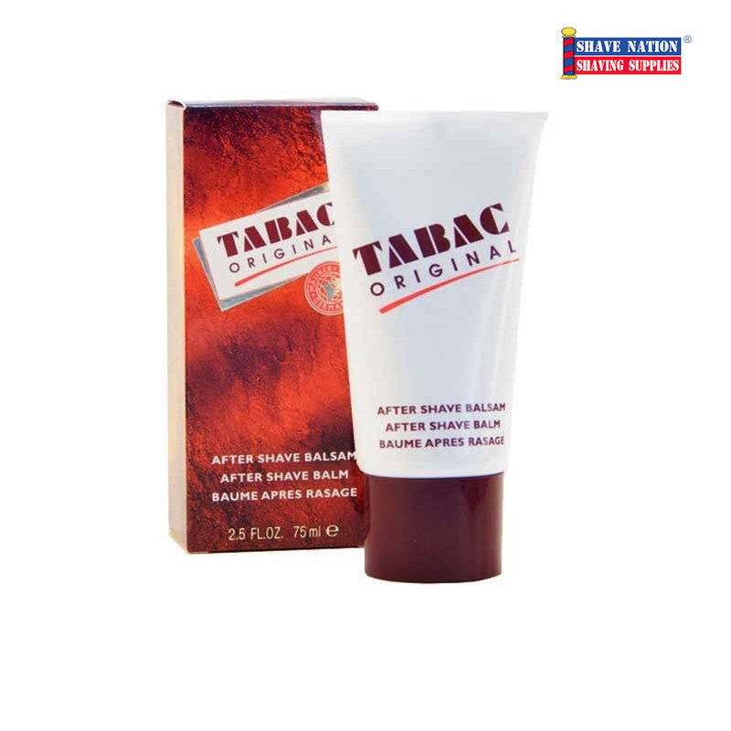 Tabac Original After Shave Balm for Men - Soothing Post Shave Moisturizer with Aloe Vera - 3.4 oz Tube - Perfect for Sensitive Skin & Daily Shaving Routine