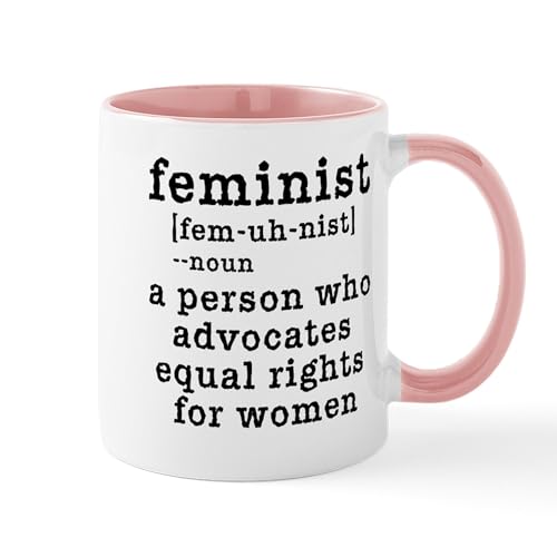 White/Pink Inside - Feminist Definition Mug