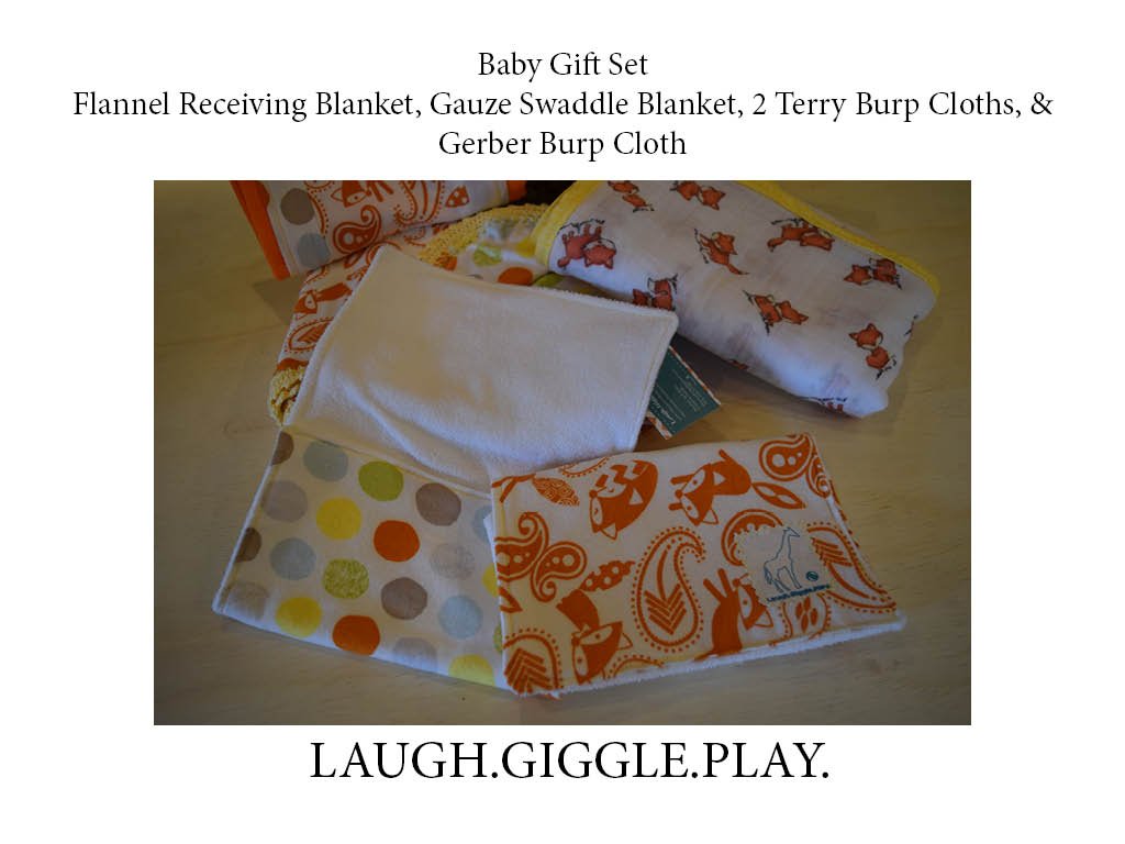 Heirloom Baby Gift Set - Adorable Fox Design - Gender Neutral Newborn Present for Showers, Birthdays & Christenings