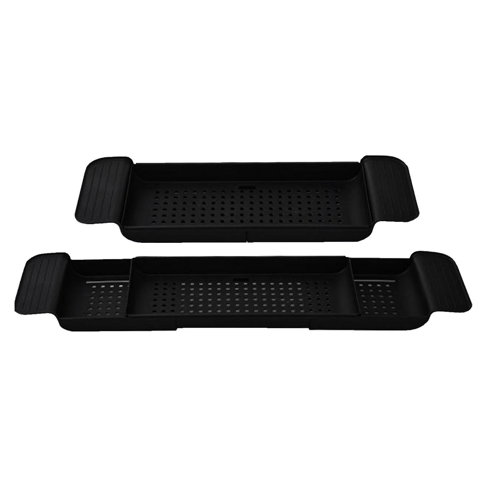 Adjustable & Extendable Bathtub Tray - Retractable Bath Shelf for Shower Caddy, Bathroom Storage Organizer - Perfect for Relaxing with Books, Wine, or Spa Essentials