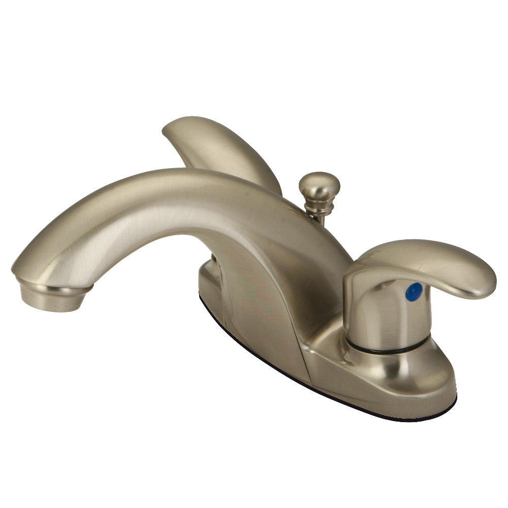 Kingston Brass KB7648LL 4-Inch Centerset Bathroom Faucet - Chrome Finish, Single Handle, Low Lead - Perfect for Bathroom Sink, Vanity, and Powder Room Installation