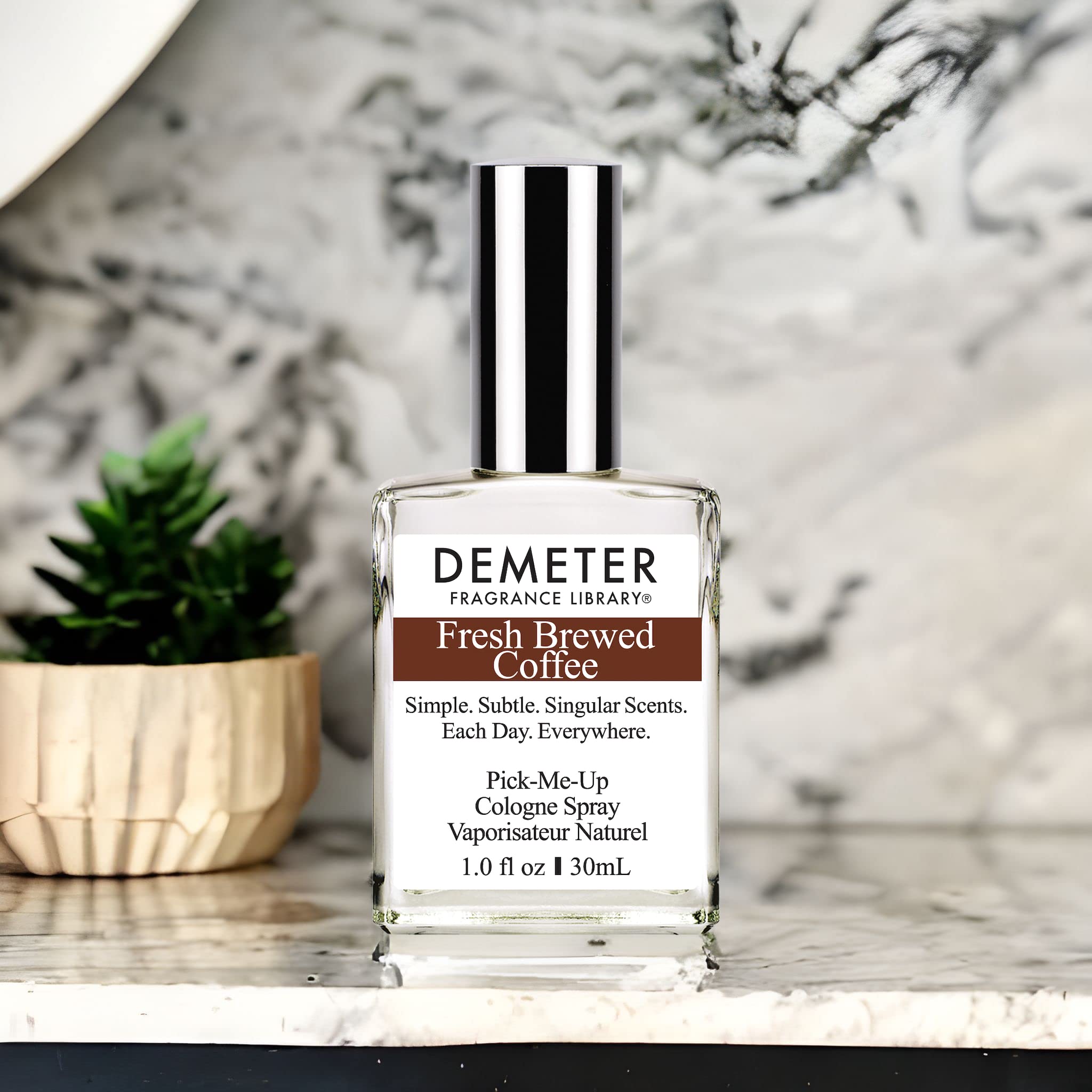 Demeter Fresh Brewed Coffee Cologne Spray - 1 oz Unisex Perfume for Women & Men | Long-Lasting Scent for Work, Date Night & Everyday Wear