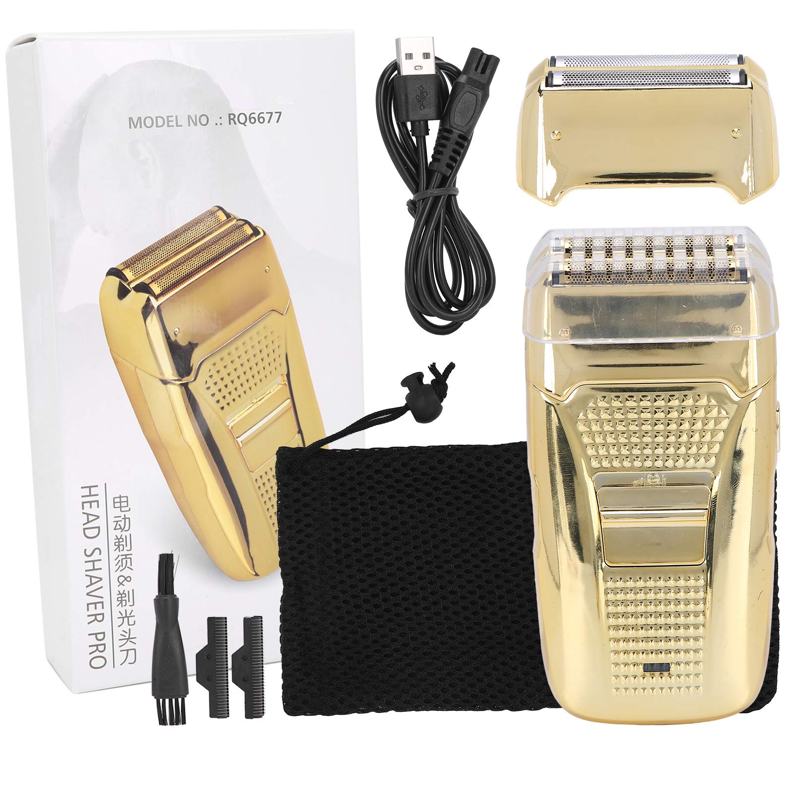Braun Series 7 Electric Shaver for Men - Rechargeable Cordless Wet/Dry Foil Shaver with Precision Trimmer - Gold Edition - Perfect for Travel, Business & Daily Grooming